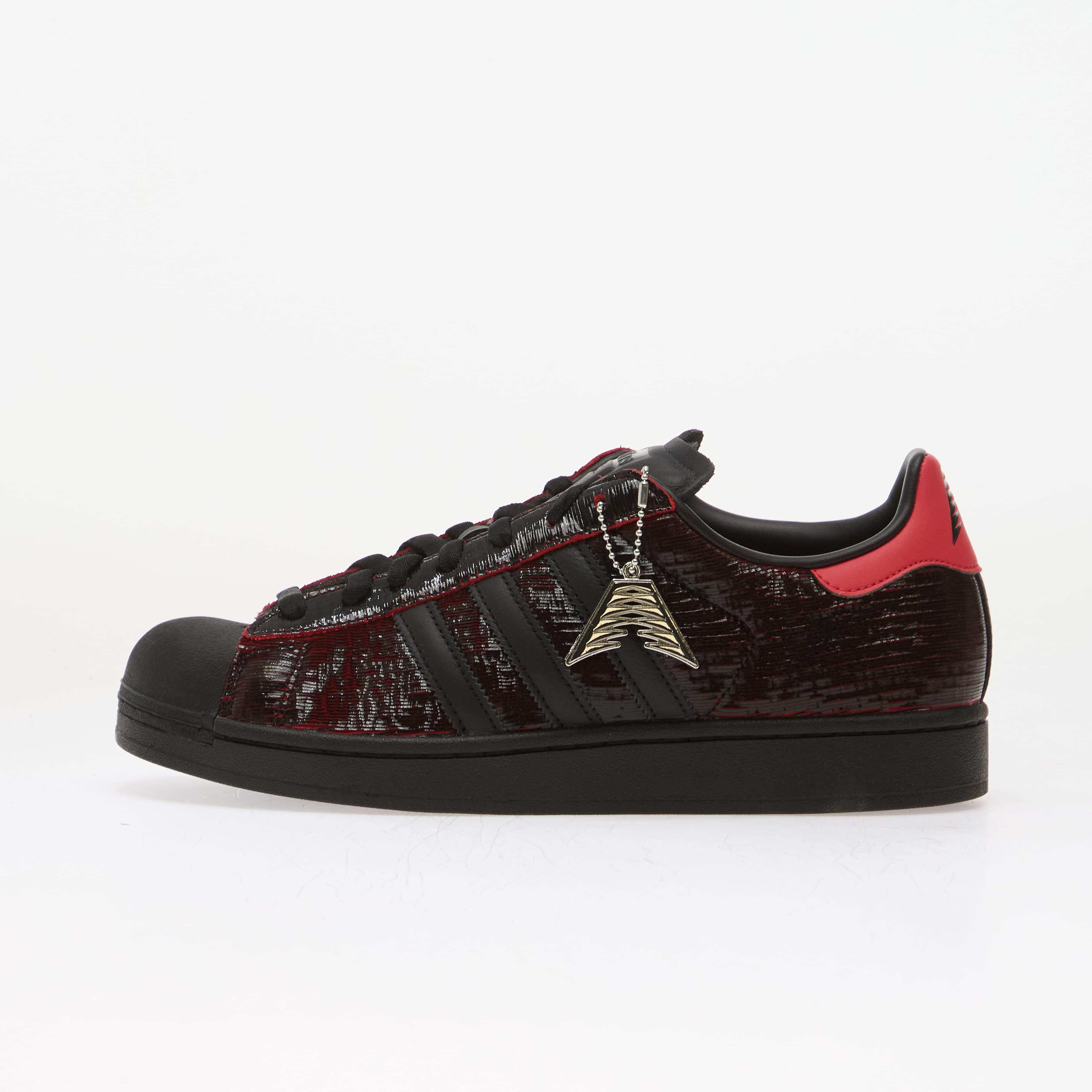 adidas Originals Сникърси adidas x Anthony Edwards Superstar II Core Black/ Pure Ruby/ Silver Met.