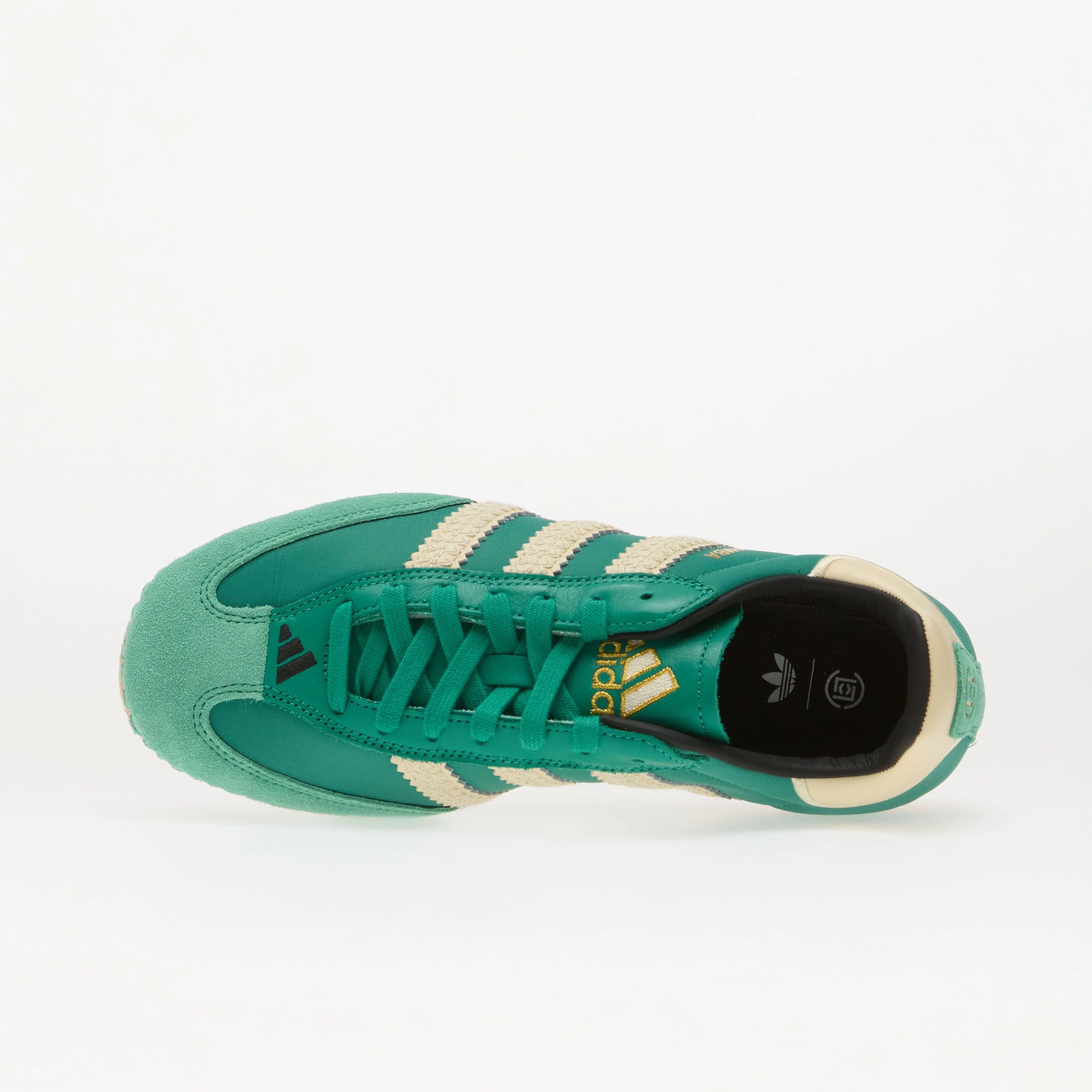 adidas Originals Сникърси adidas x CLOT Samba Espadrille By Edison Chen Court Green/ Warm Vanilla/ Core Black