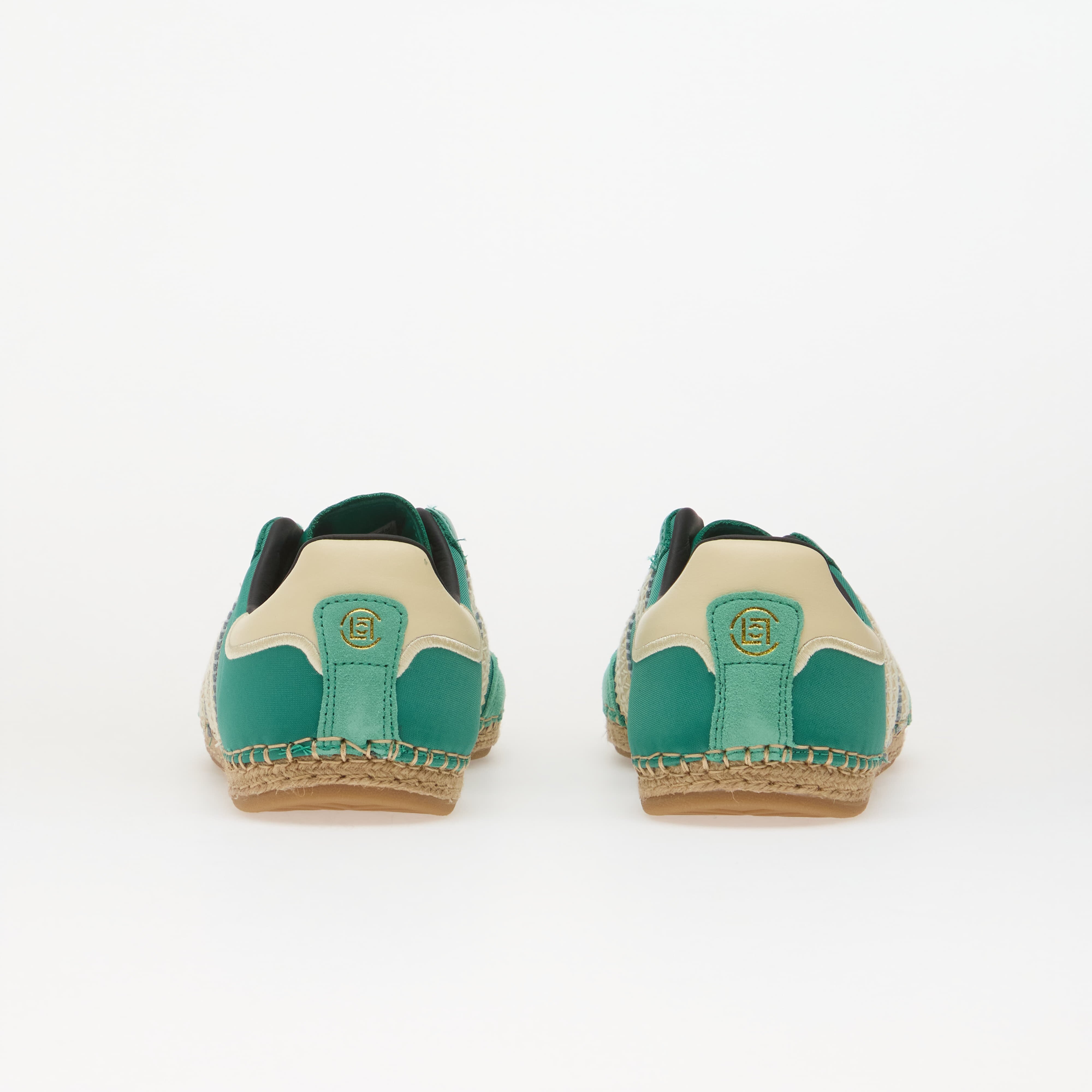 adidas Originals Сникърси adidas x CLOT Samba Espadrille By Edison Chen Court Green/ Warm Vanilla/ Core Black