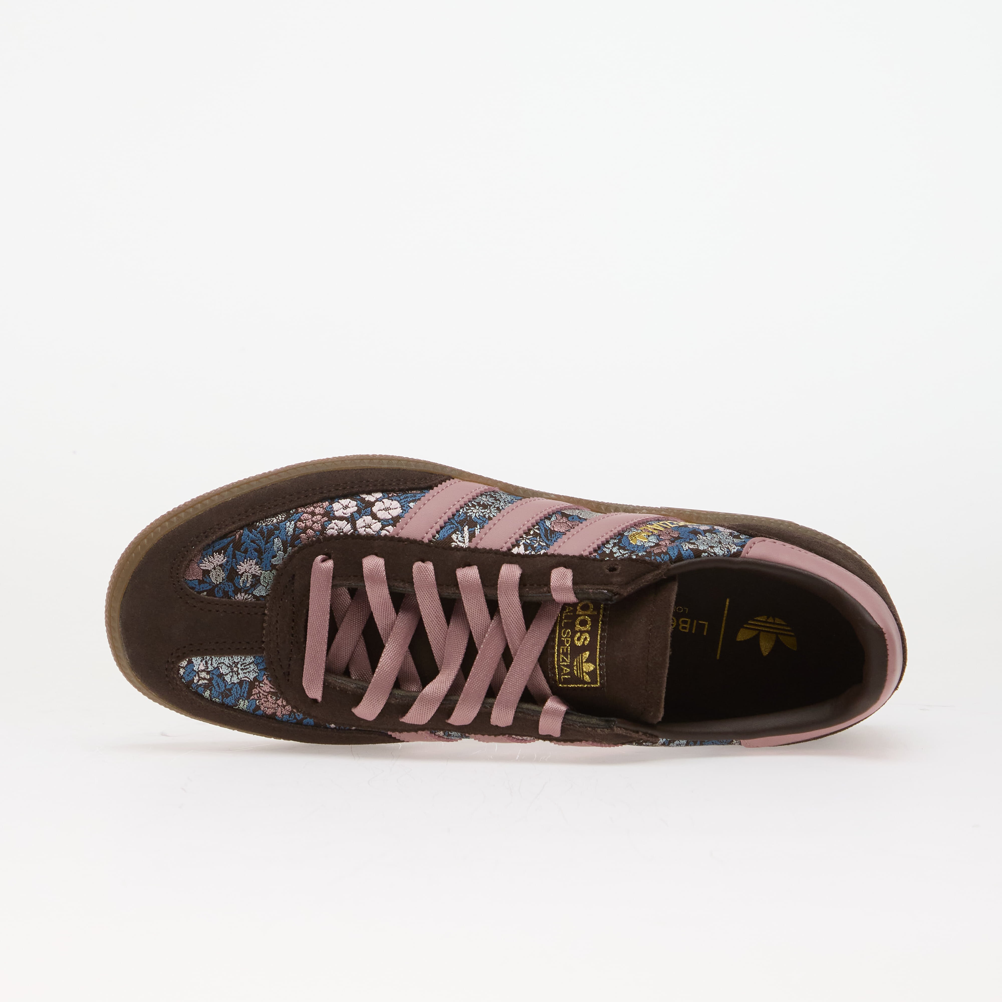 adidas Originals Сникърси adidas x Liberty London Handball Spezial Aurora Coffee/ Magic Mauve/ Gum5