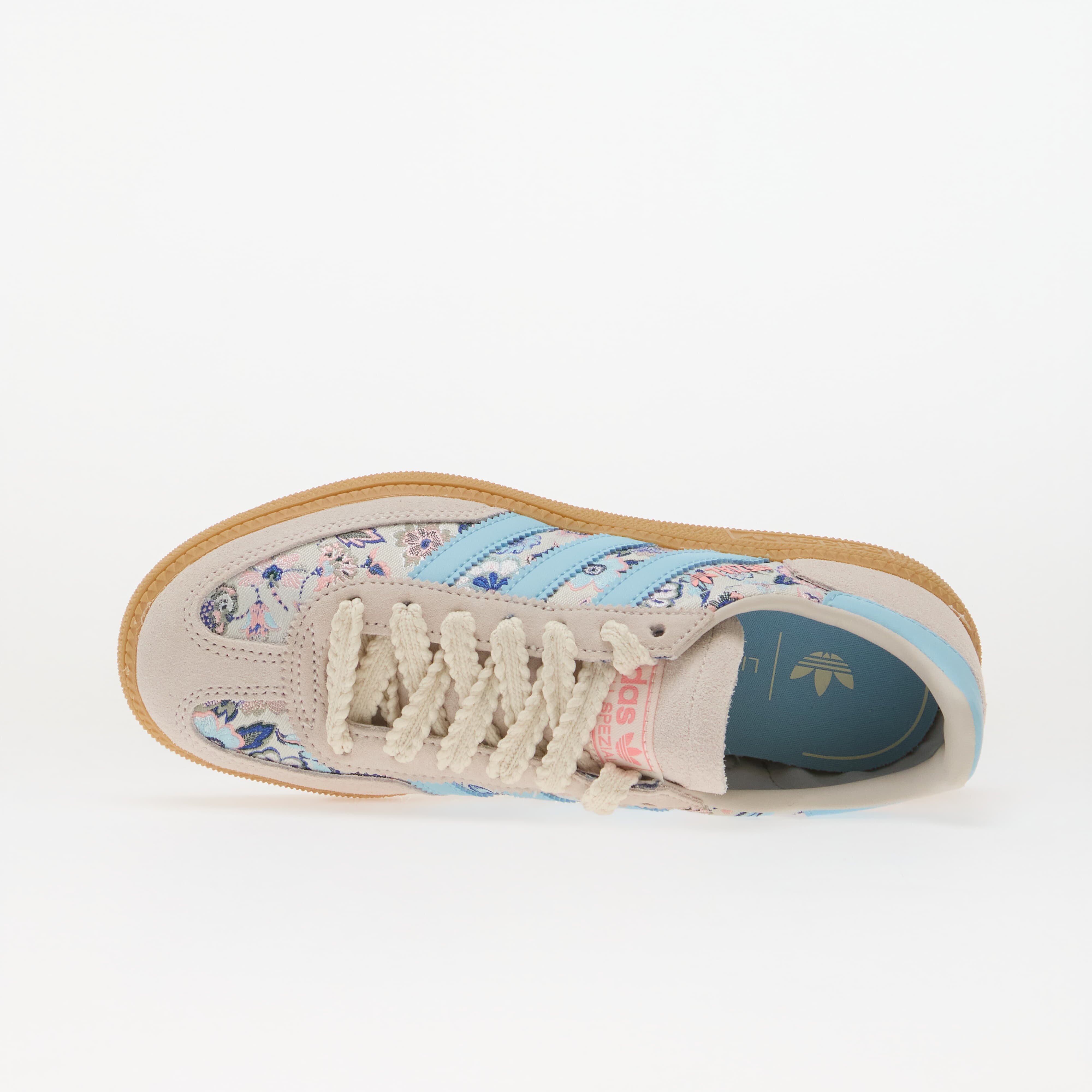 adidas Originals Сникърси adidas x Liberty London Handball Spezial Kids Off White/ Icey Blue/ Gum