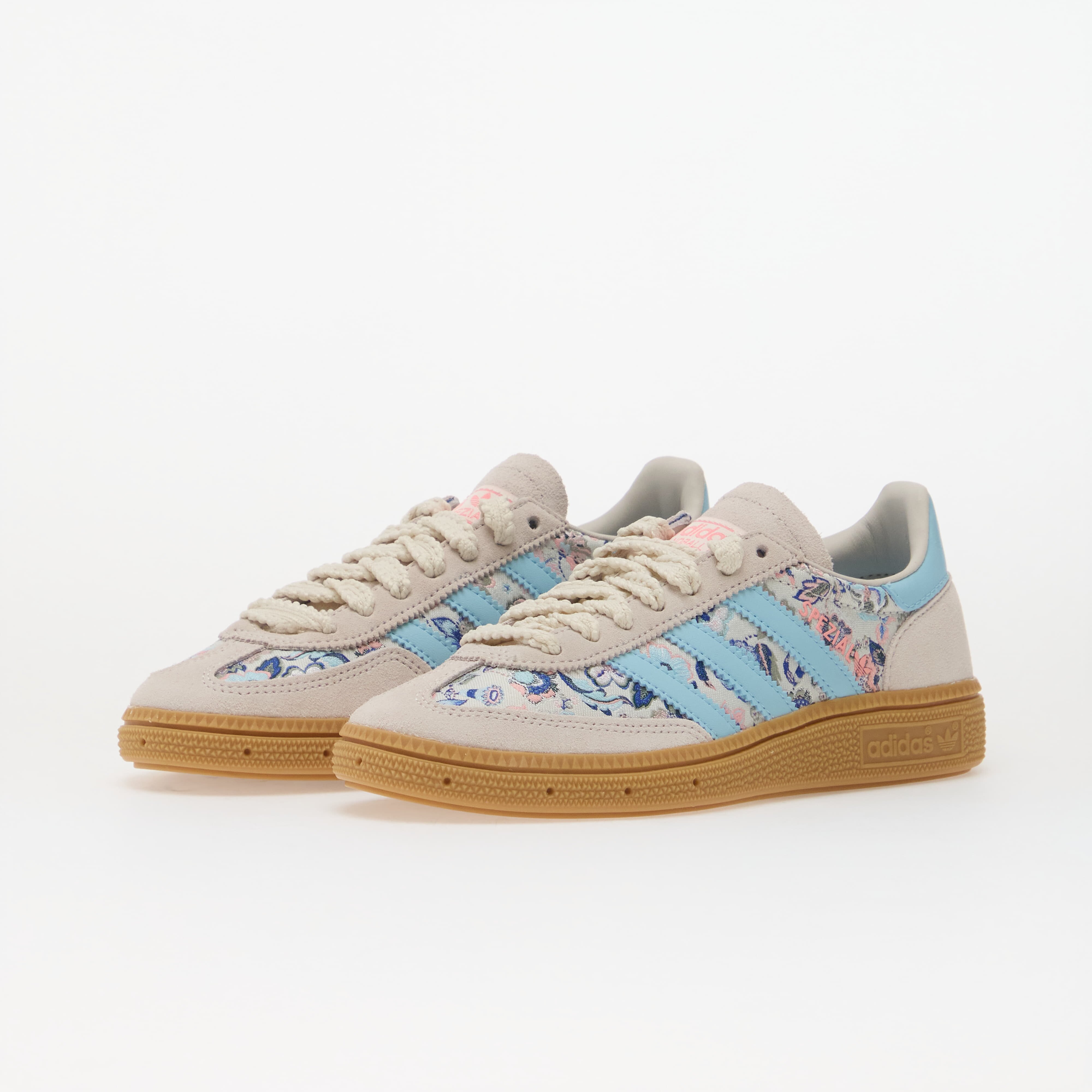 adidas Originals Сникърси adidas x Liberty London Handball Spezial Kids Off White/ Icey Blue/ Gum