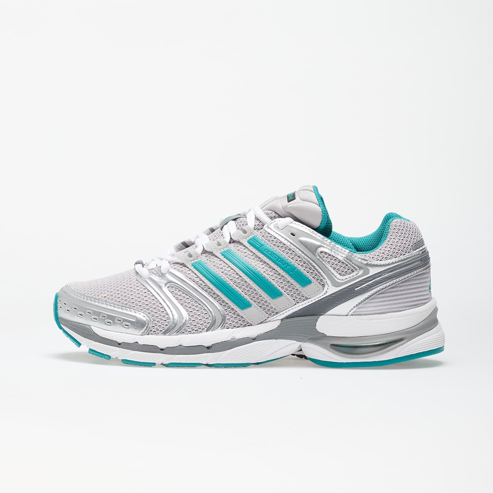 adidas Originals Сникърси adidas x Sporty & Rich Adistar Control 5 Grey Two/ Pure Teal/ Silver Metallic