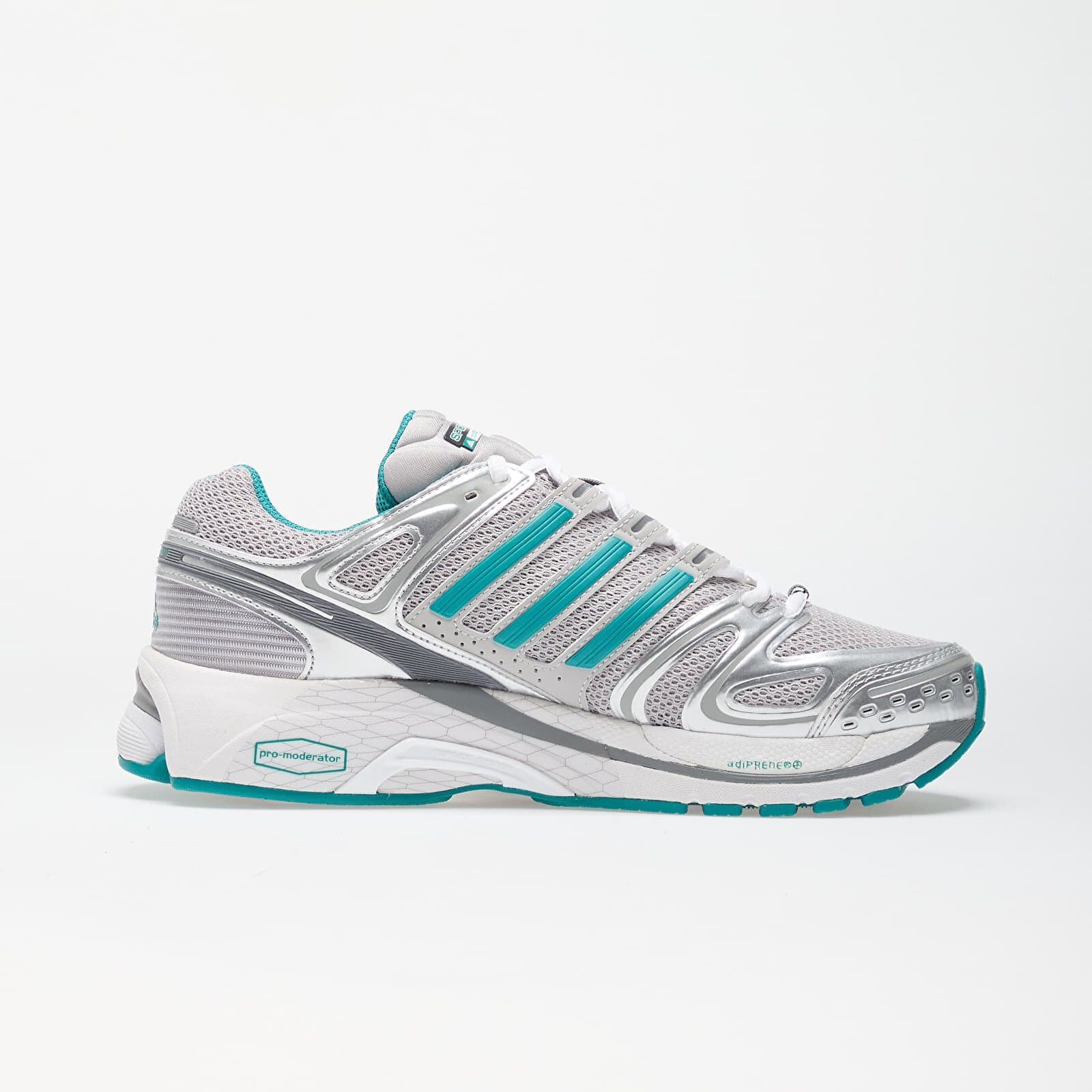 adidas Originals Сникърси adidas x Sporty & Rich Adistar Control 5 Grey Two/ Pure Teal/ Silver Metallic