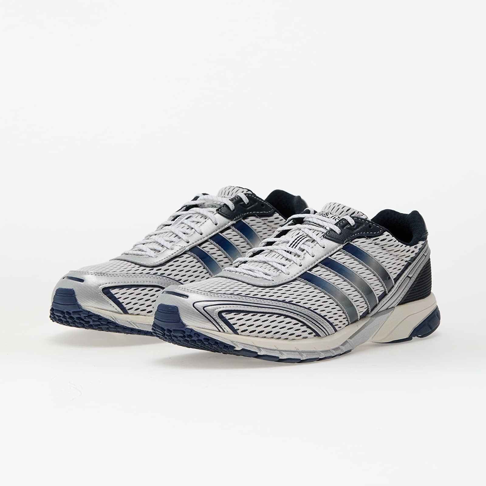 adidas Originals Сникърси adidas x Sporty & Rich Adizero Adios Ftw White/ Collegiate Navy/ Cloud White