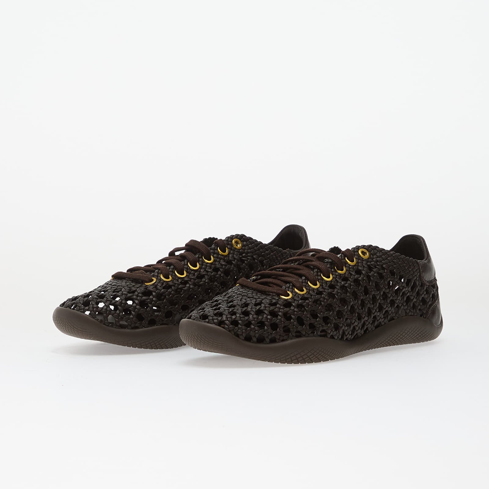 adidas Originals Сникърси adidas x Wales Bonner Karintha Basketry Dark Brown/ Dark Brown/ Dark Brown
