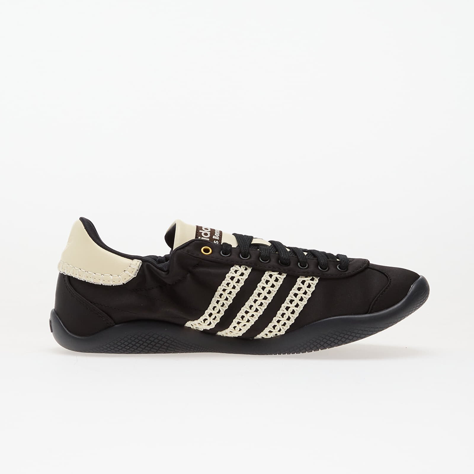 adidas Originals Сникърси adidas x Wales Bonner Karintha Lo Satin Core Black/ Dark Brown/ Crew White
