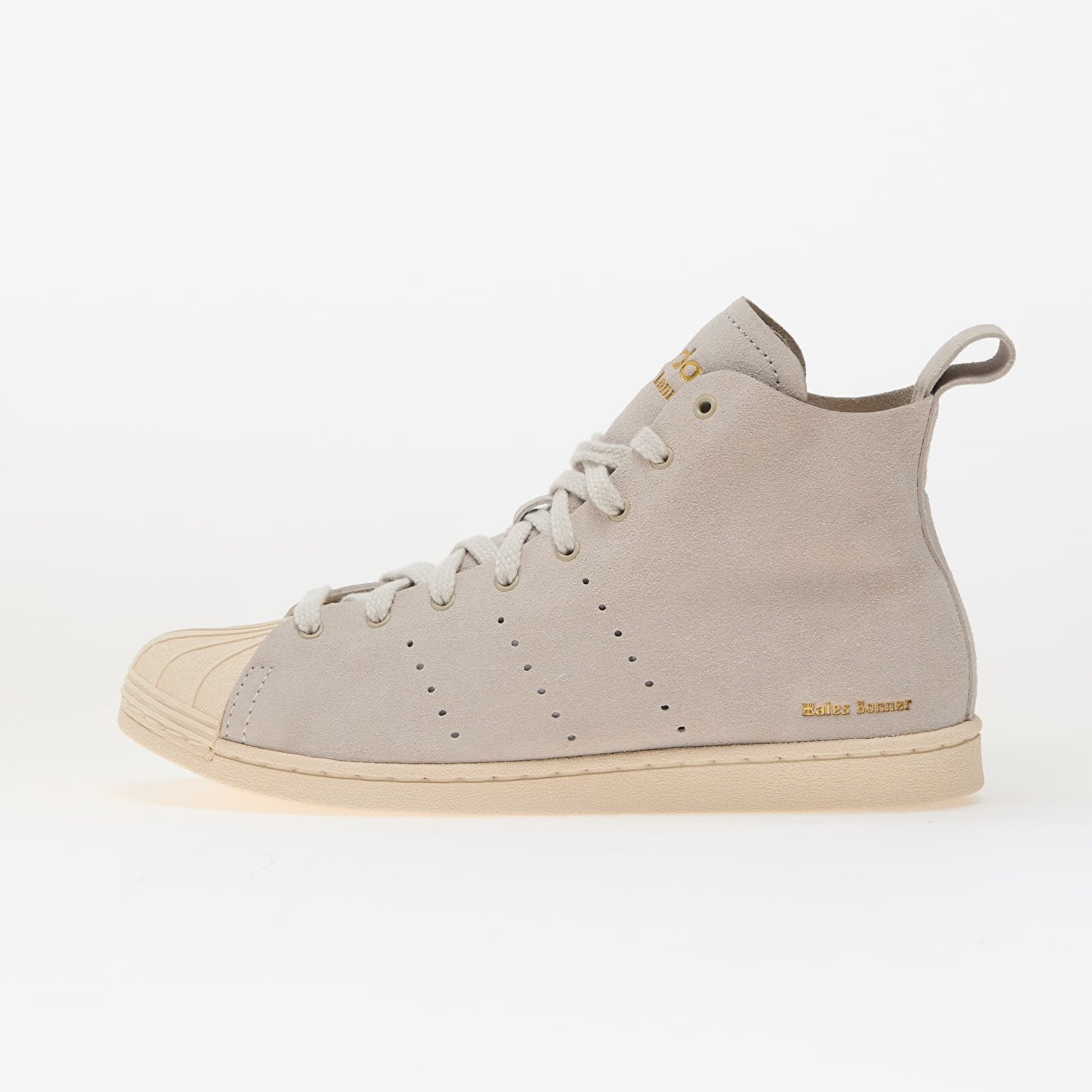 adidas Originals Сникърси adidas x Wales Bonner Superstar Hi Missto/ Wonder White/ Gold Metallic