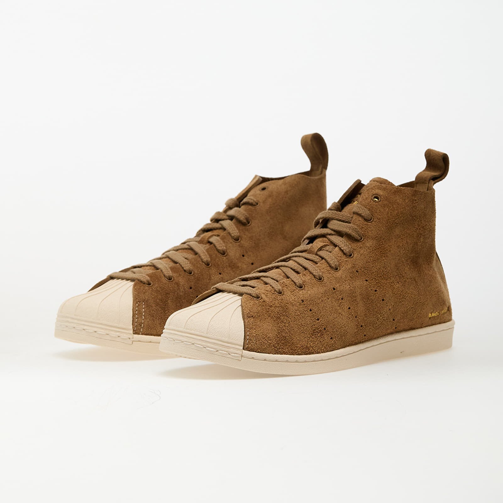 adidas Originals Сникърси adidas x Wales Bonner Superstar Hi Supplier Colour/ Wonder White/ Gold Metallic