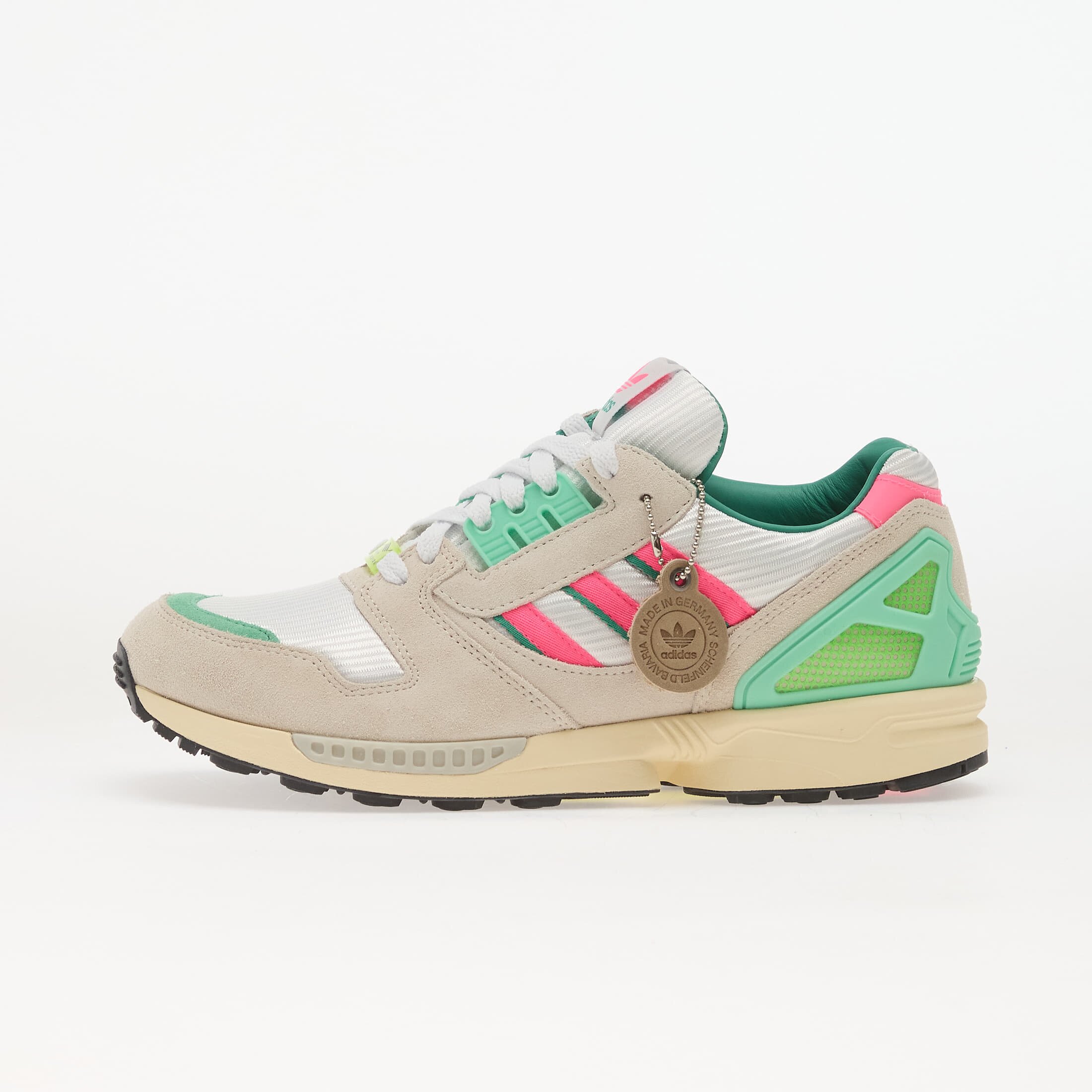adidas Originals Сникърси adidas Zx 8000 Off White/ Lucid Pink/ Semi Court Green