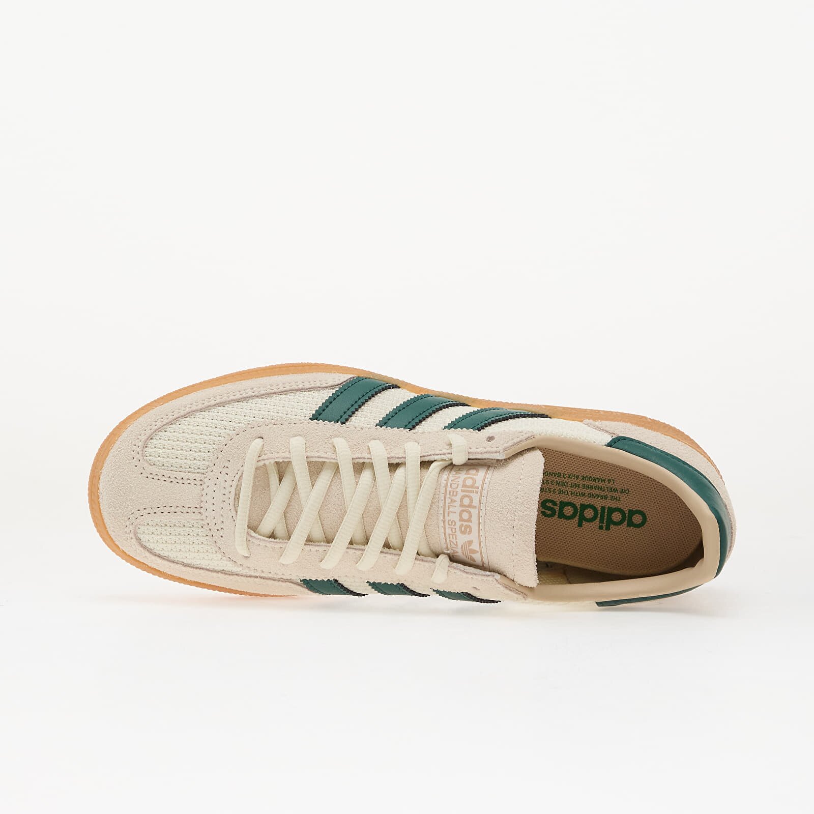 adidas Originals Сникърси Handball Spezial Shoes Off White/ Collegiate Green/ Gum