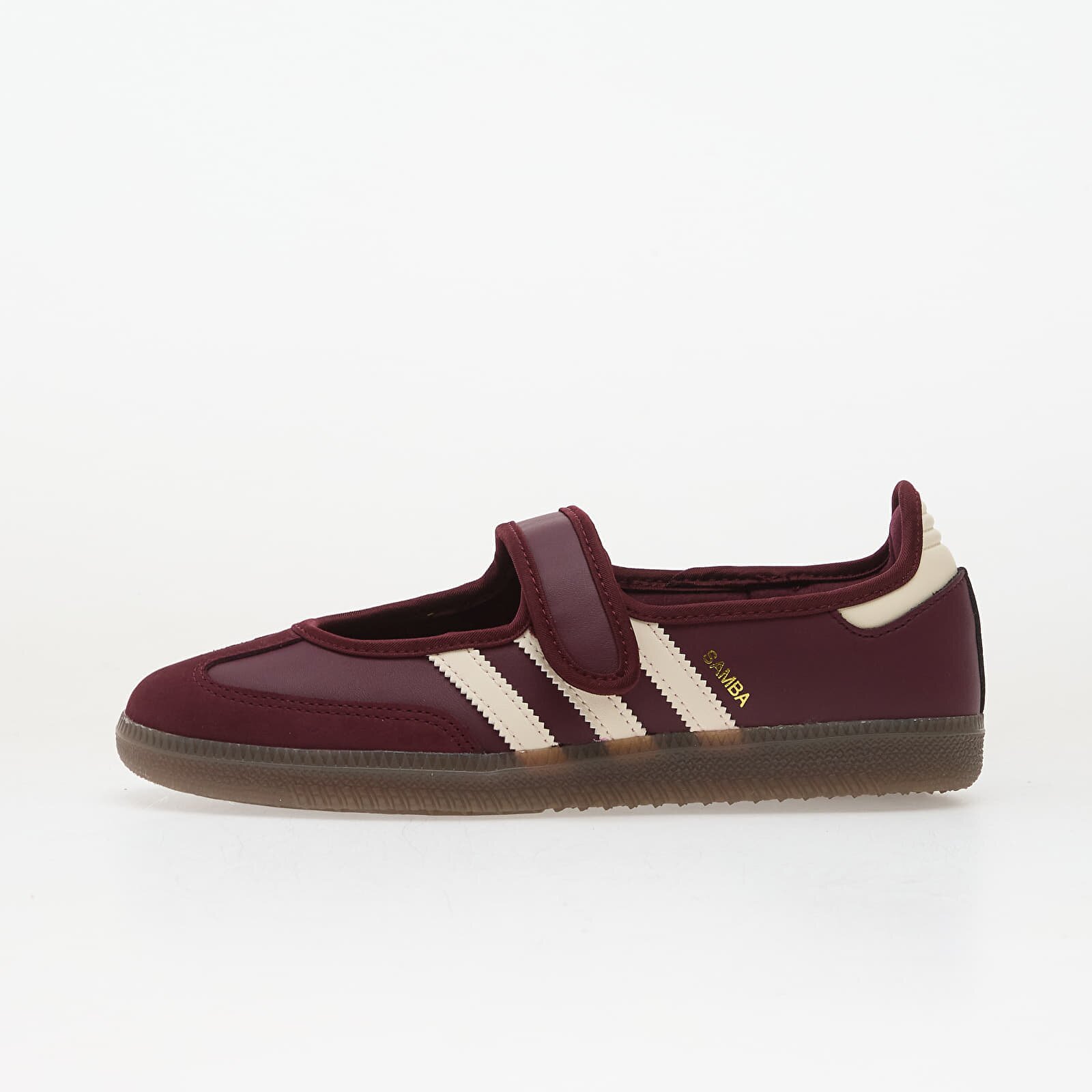 adidas Originals Сникърси Samba Jane Shoes Maroon/ Cream White/ Gold Metallic