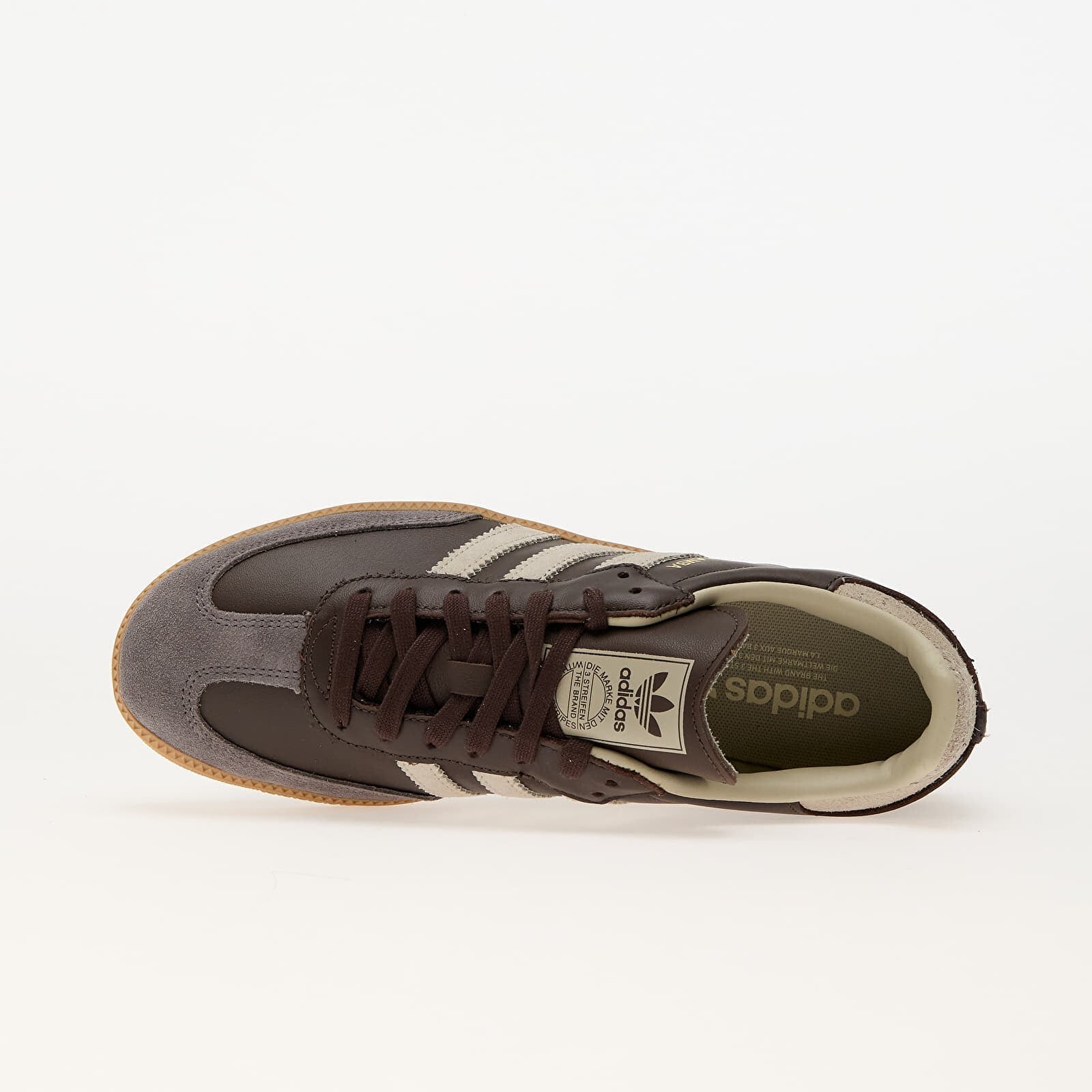 adidas Originals Сникърси Samba Og Shoes Brown/ Putty Grey/ Gold Metallic