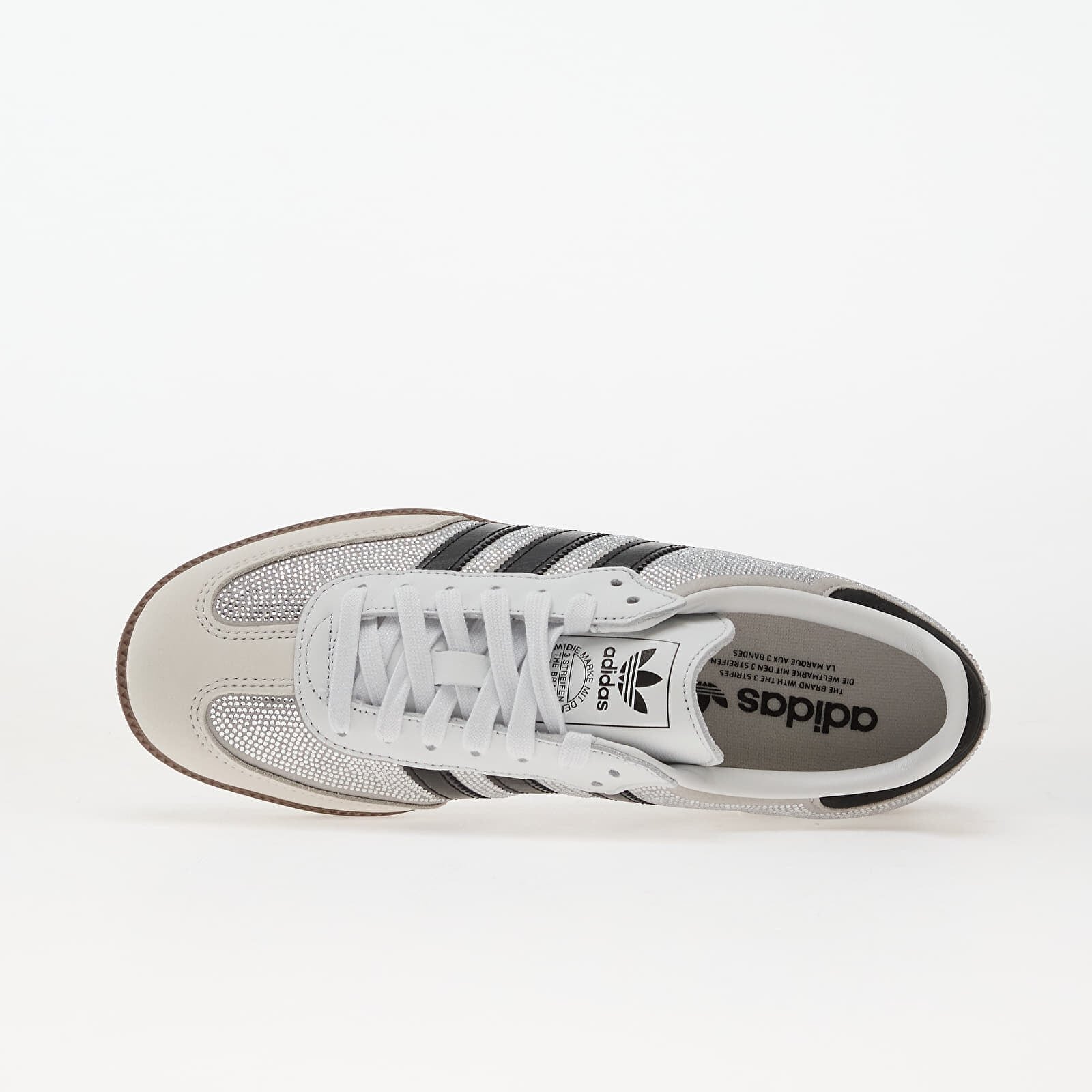 adidas Originals Сникърси Samba Og Shoes Crystal White/ Core White/ Silver Metallic