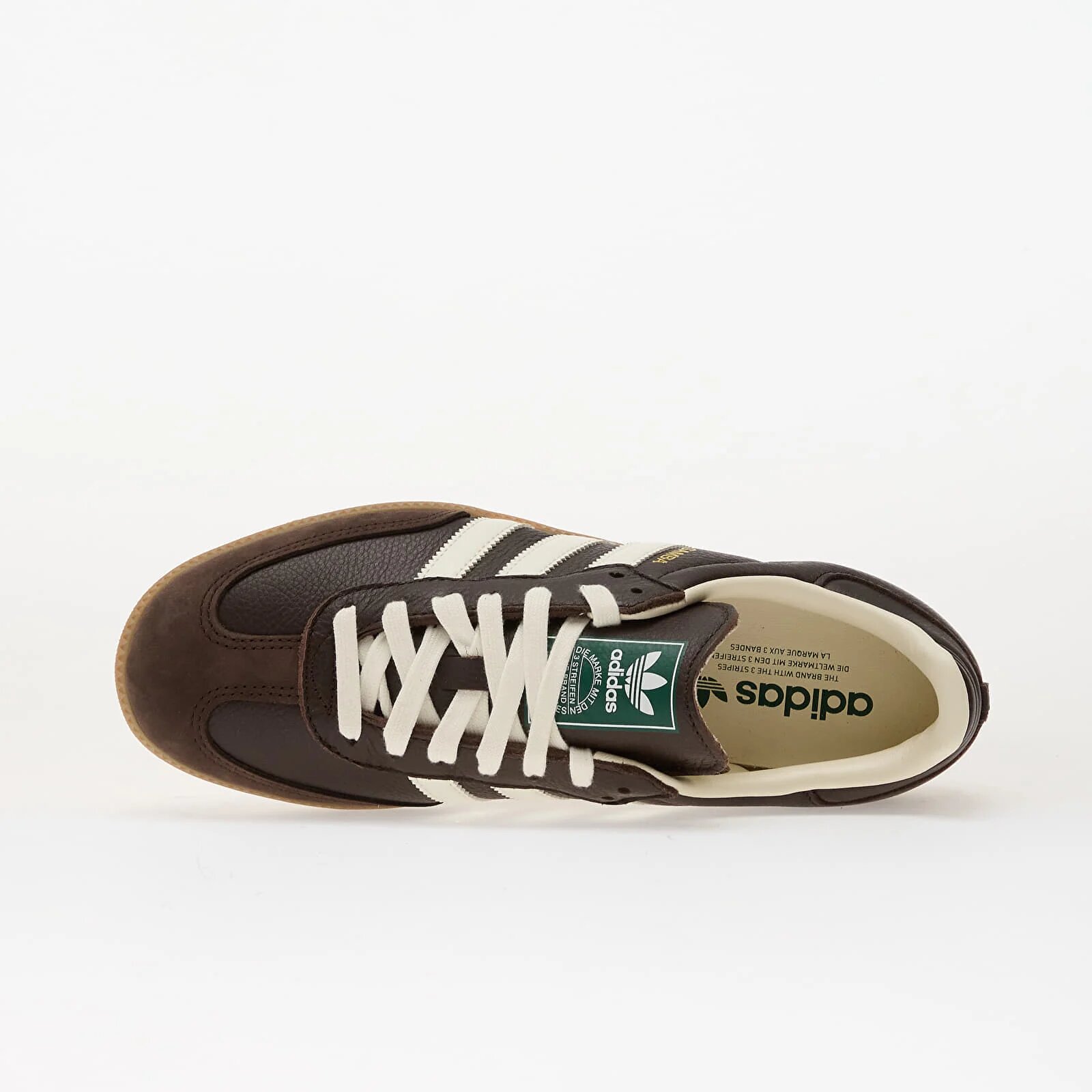 adidas Originals Сникърси Samba Og Shoes Dark Brown/ Off White/ Gum