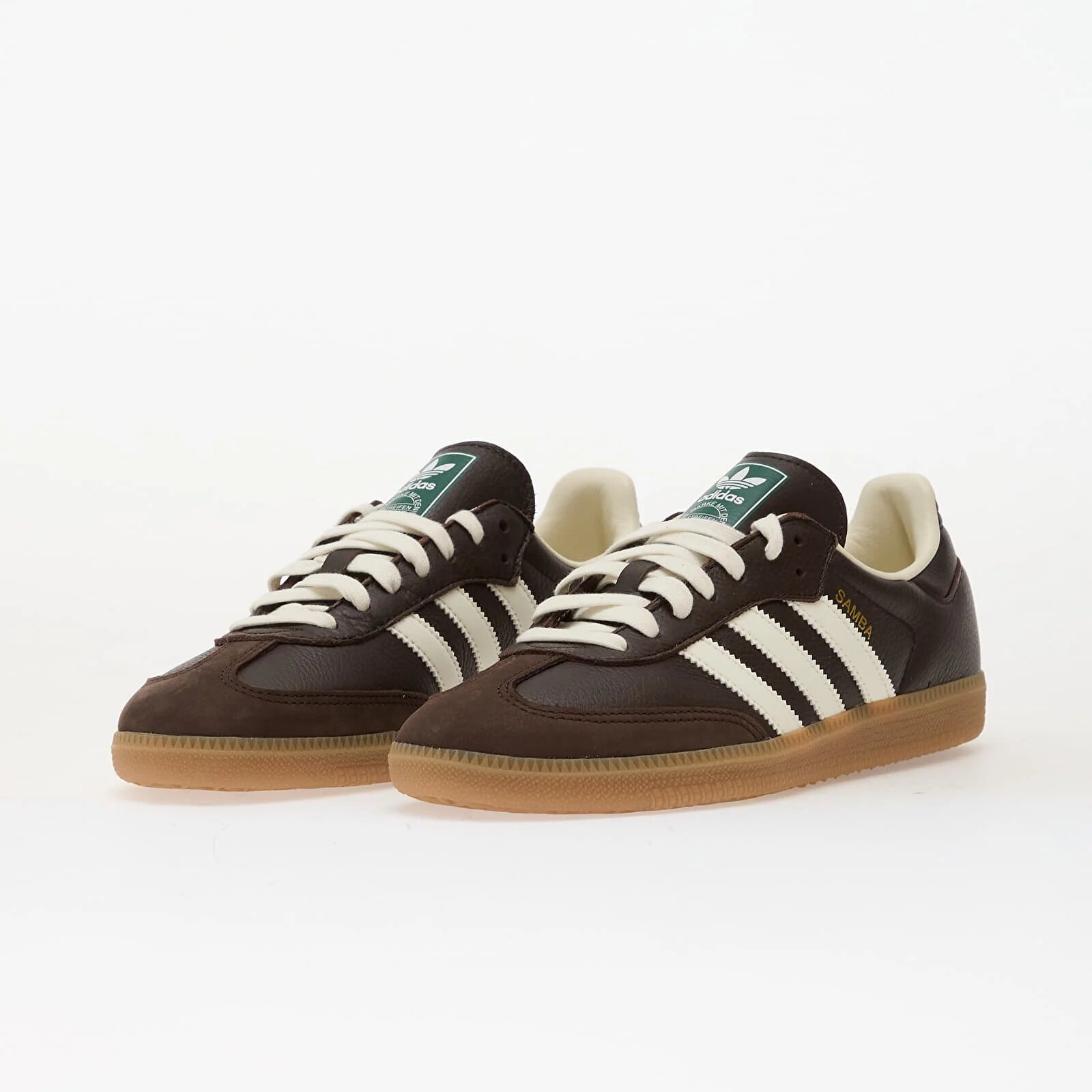 adidas Originals Сникърси Samba Og Shoes Dark Brown/ Off White/ Gum