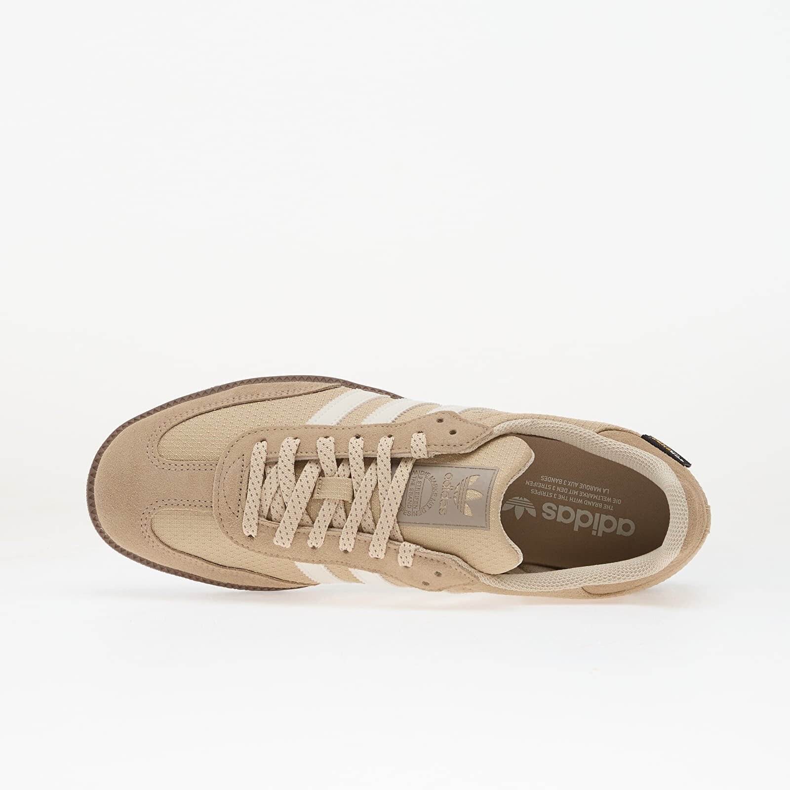 adidas Originals Сникърси Samba Og Shoes Stone Khaki/ Chalk White/ Trace Khaki