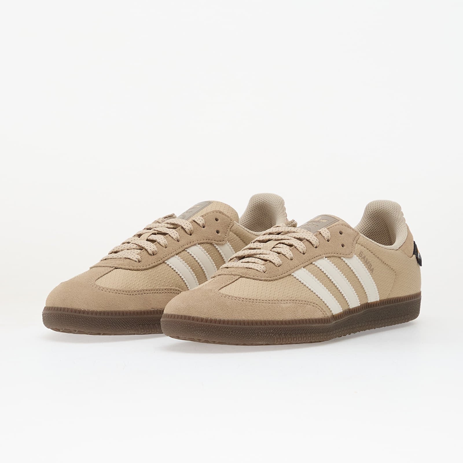 adidas Originals Сникърси Samba Og Shoes Stone Khaki/ Chalk White/ Trace Khaki