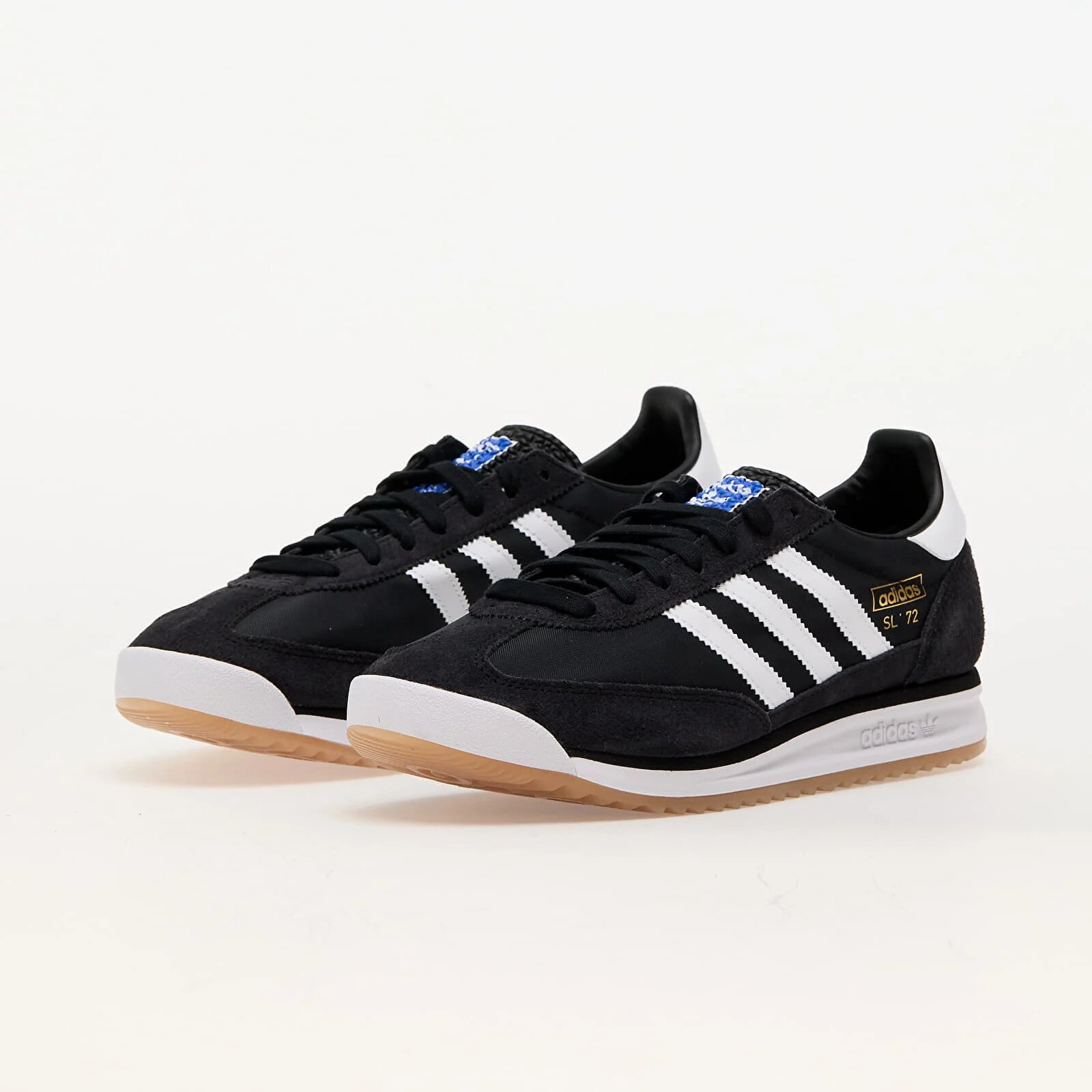 adidas Originals Сникърси Sl 72 Rs Shoes Core Black/ Cloud White/ Blue