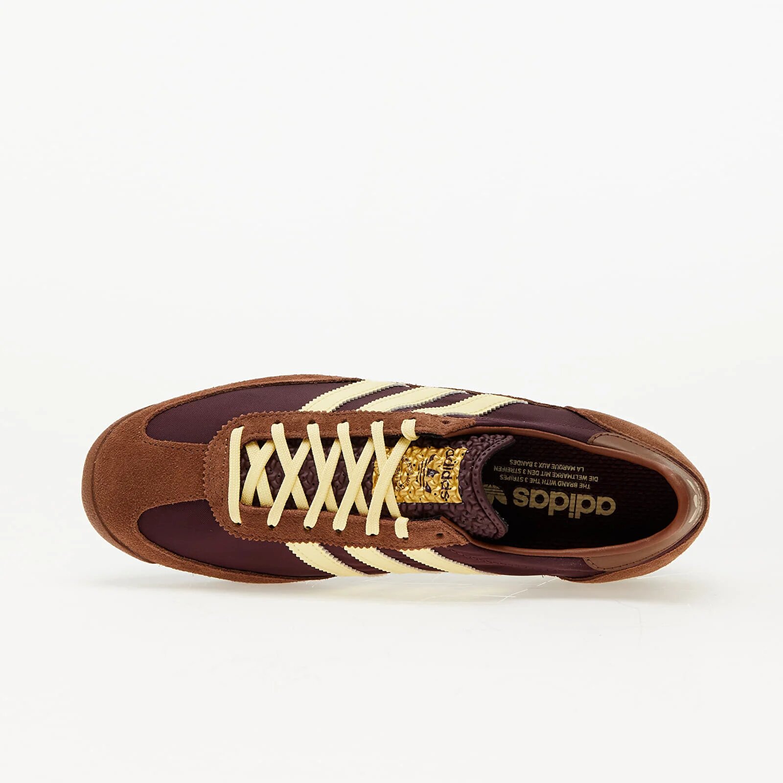 adidas Originals Сникърси Sl72 Og Shoes Maroon/ Almost Yellow/ Preloved Brown