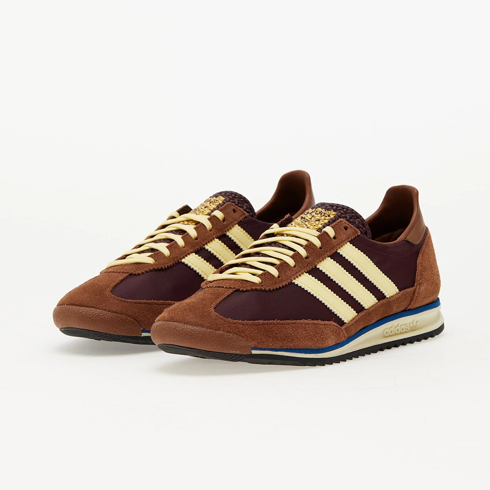 adidas Originals Сникърси Sl72 Og Shoes Maroon/ Almost Yellow/ Preloved Brown