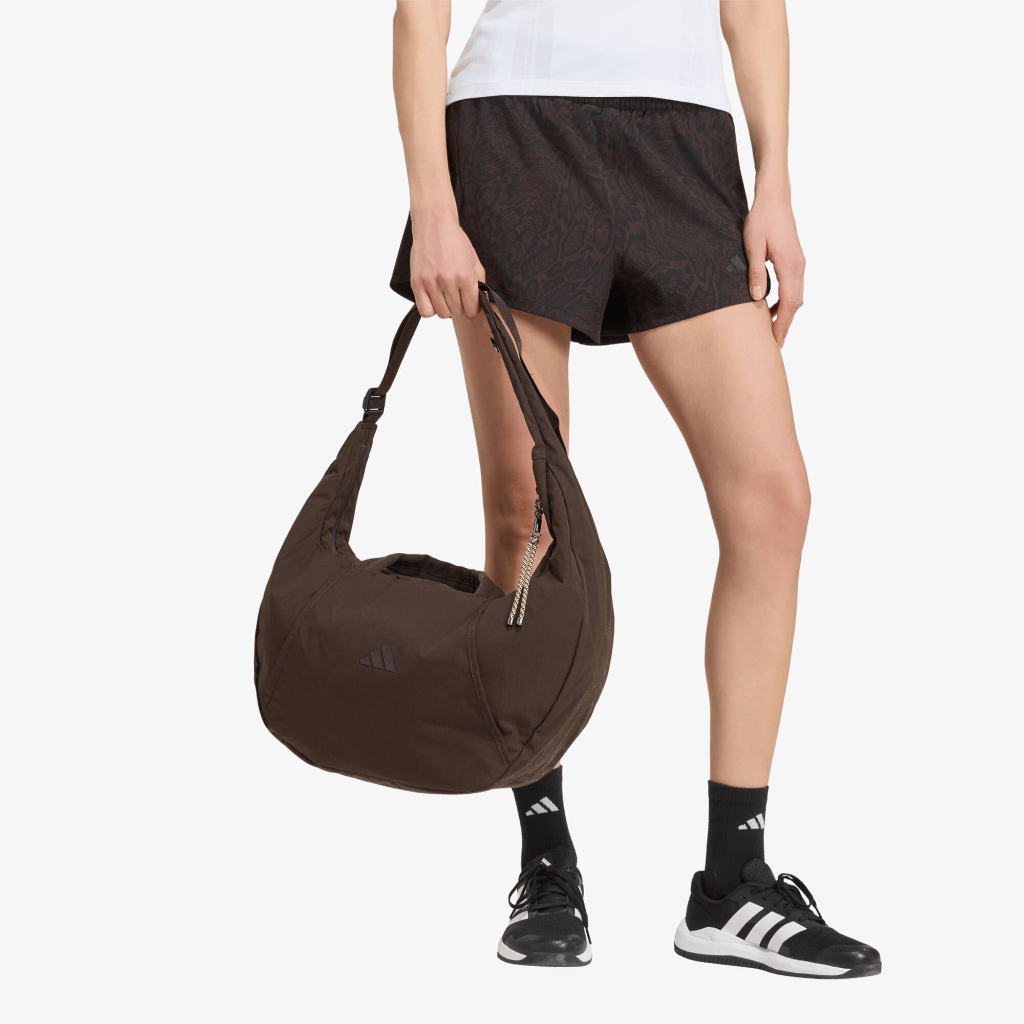 adidas Performance Чанта adidas Motion Croissant Bag Large Aurora Coffee/ Aurora Coffee