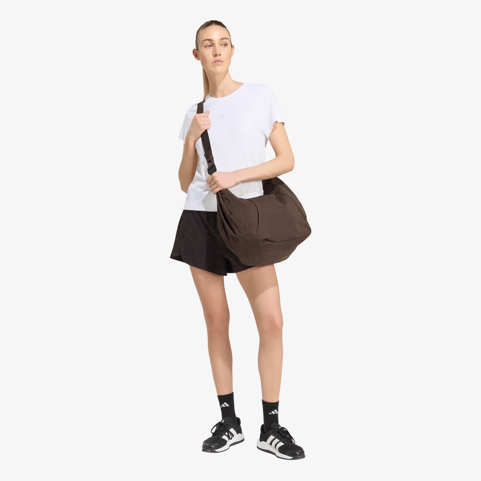 adidas Performance Чанта adidas Motion Croissant Bag Large Aurora Coffee/ Aurora Coffee