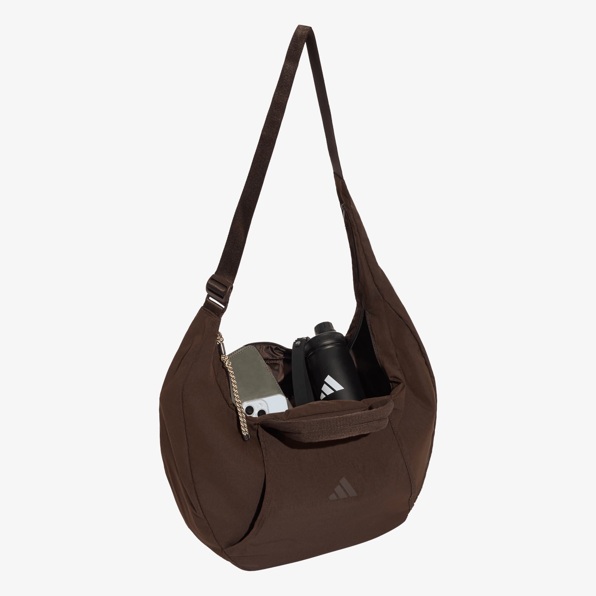 adidas Performance Чанта adidas Motion Croissant Bag Large Aurora Coffee/ Aurora Coffee