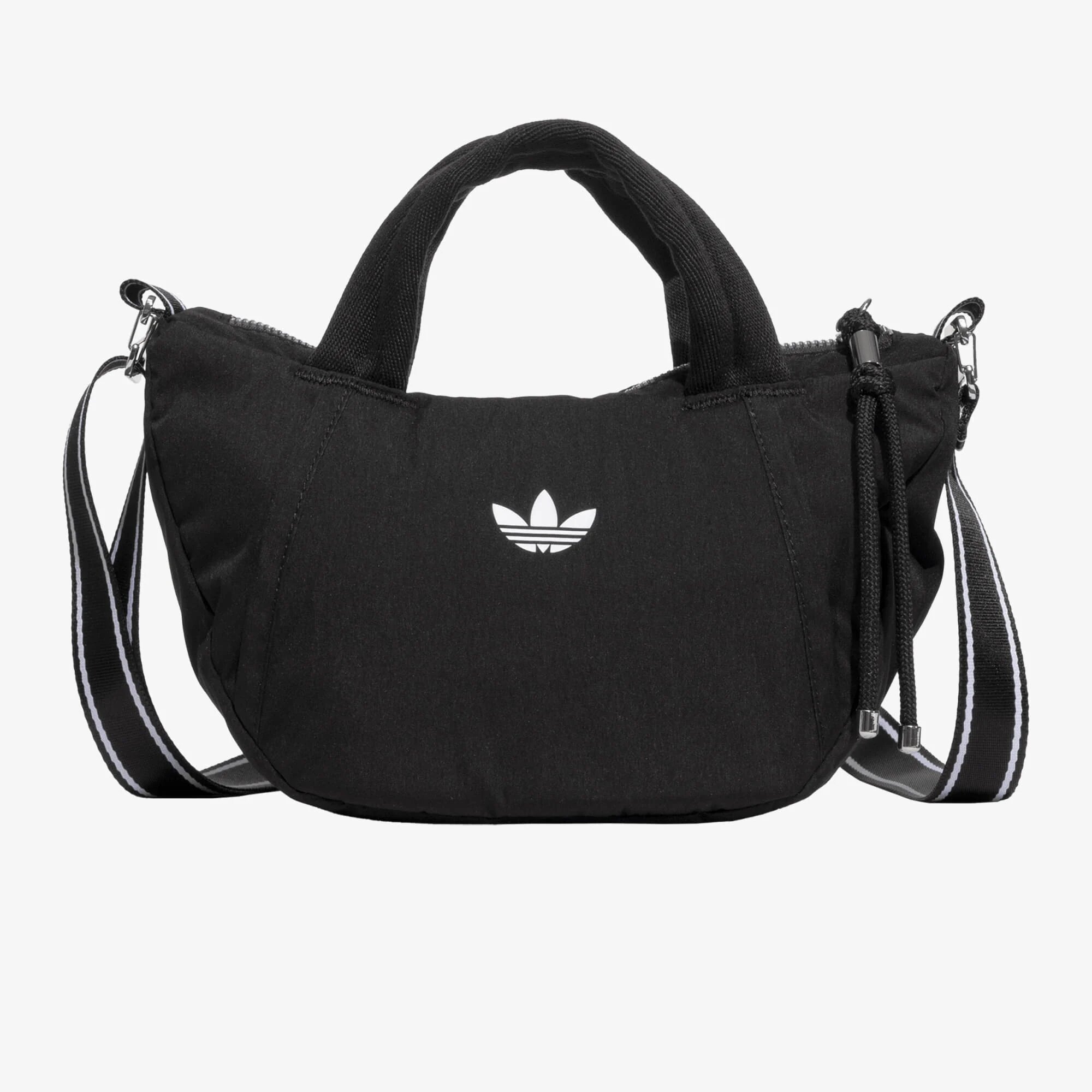 adidas Performance Чанта adidas OG Sport Croissant Bag Extra Small Black/ White/ Silver Met.