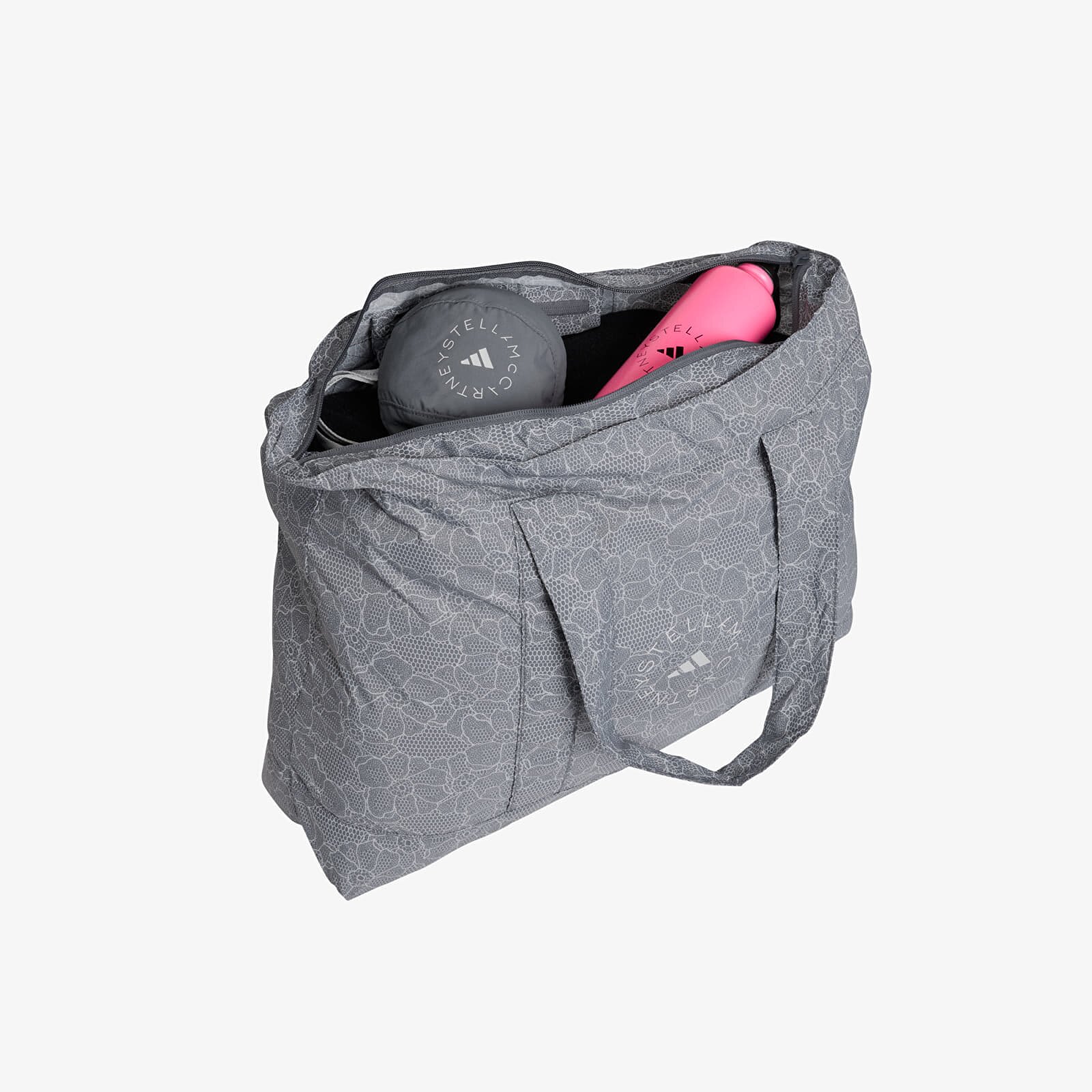 adidas Performance Чанта adidas x Stella Mccartney Packable Tote Bag Onix/ Lgh Solid Grey/ White