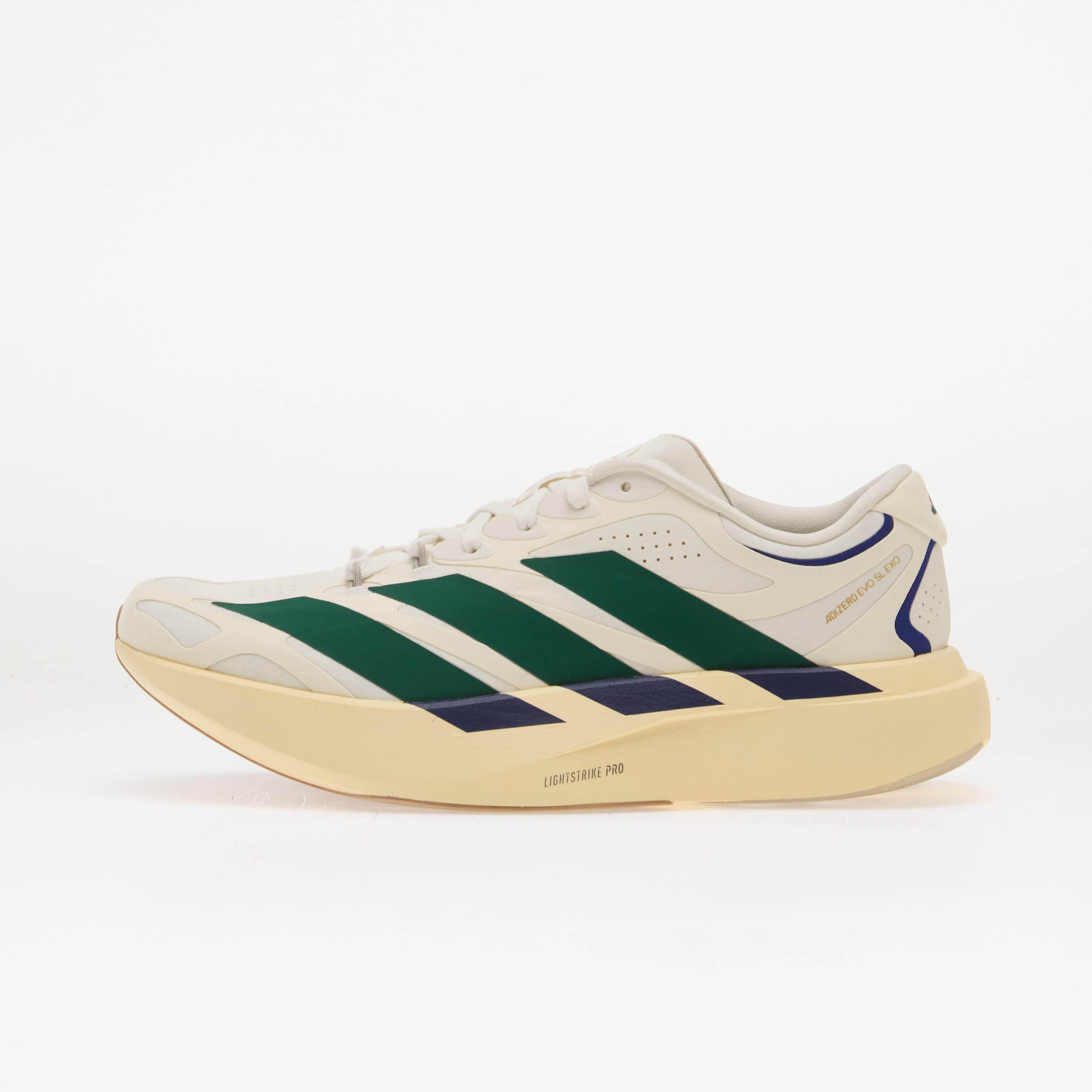 adidas Performance Обувки adidas Adizero EVO SL Exo Suede Core White/ Collegiate Green/ Cream White