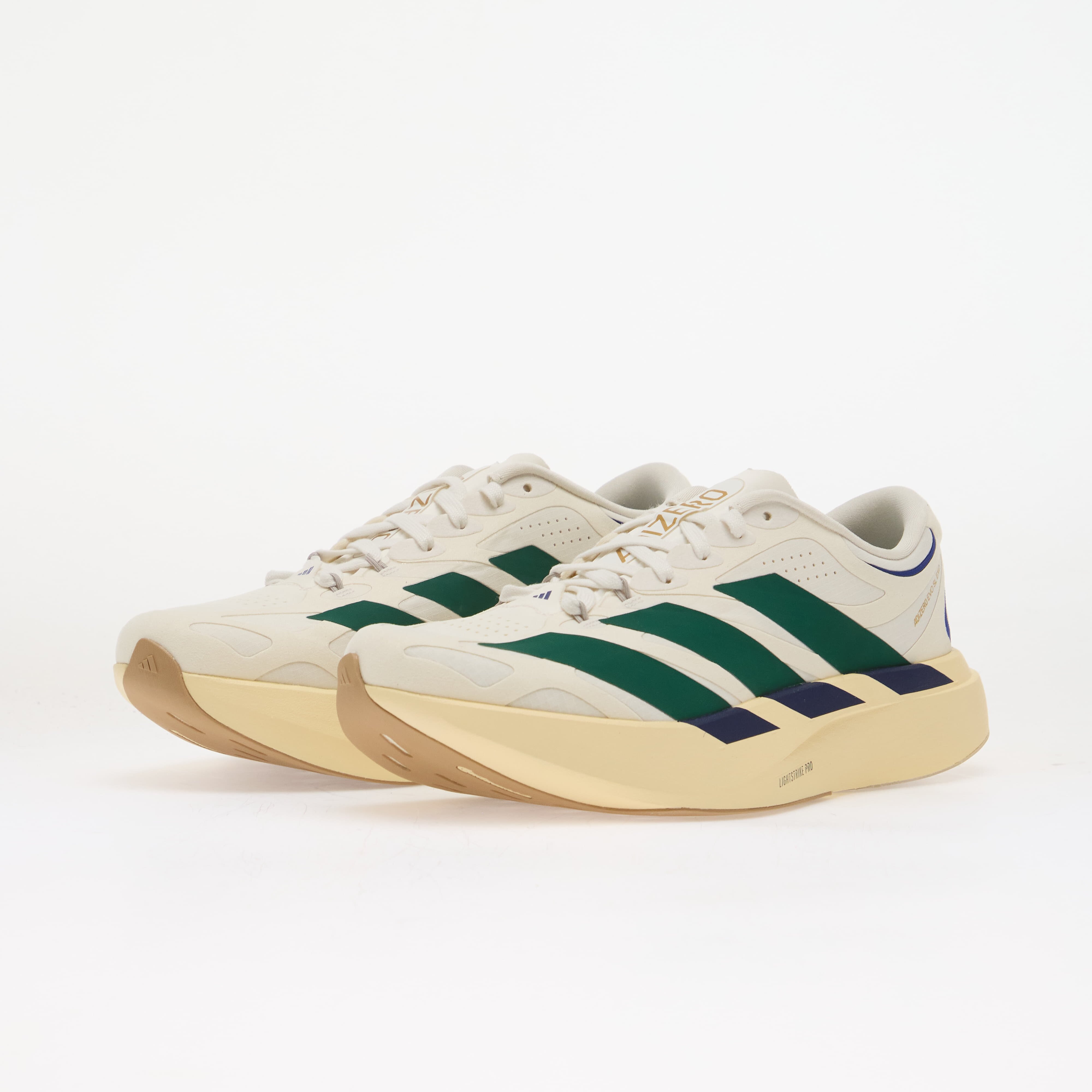 adidas Performance Обувки adidas Adizero EVO SL Exo Suede Core White/ Collegiate Green/ Cream White