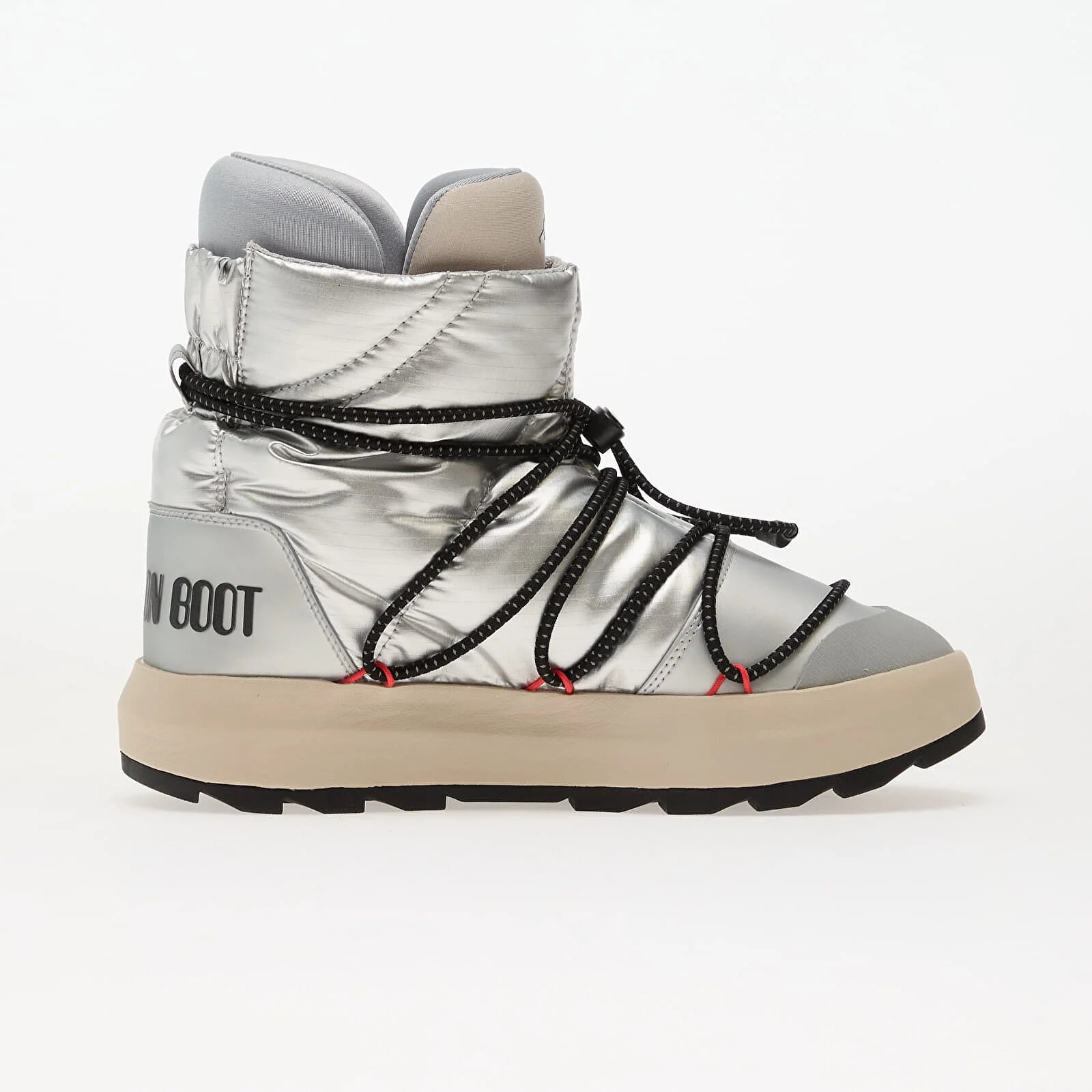 adidas Performance Обувки adidas x Moon Boot Ace Metallic Silver/ Core Black/ Lucid Red