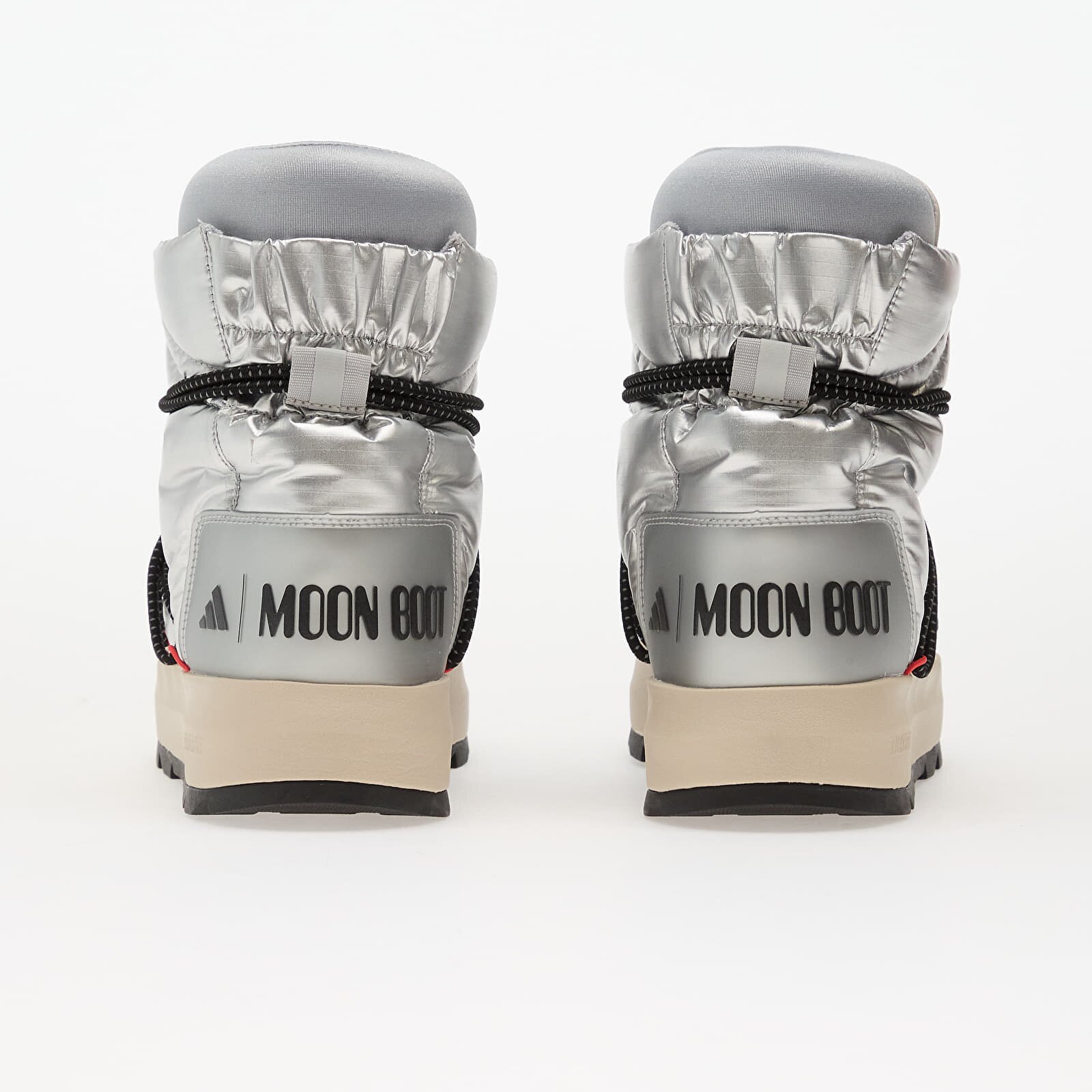 adidas Performance Обувки adidas x Moon Boot Ace Metallic Silver/ Core Black/ Lucid Red
