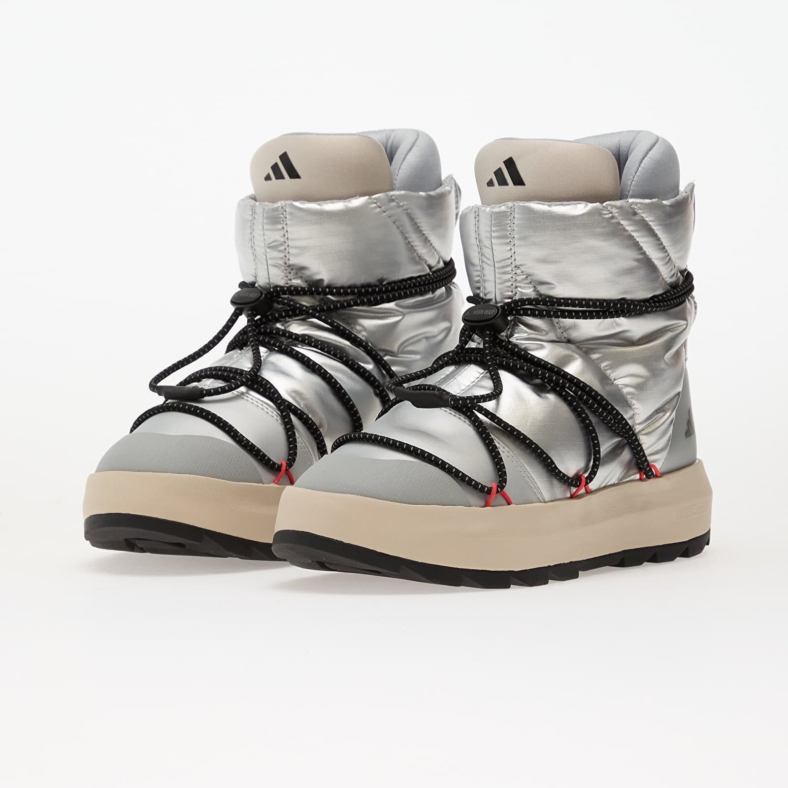 adidas Performance Обувки adidas x Moon Boot Ace Metallic Silver/ Core Black/ Lucid Red