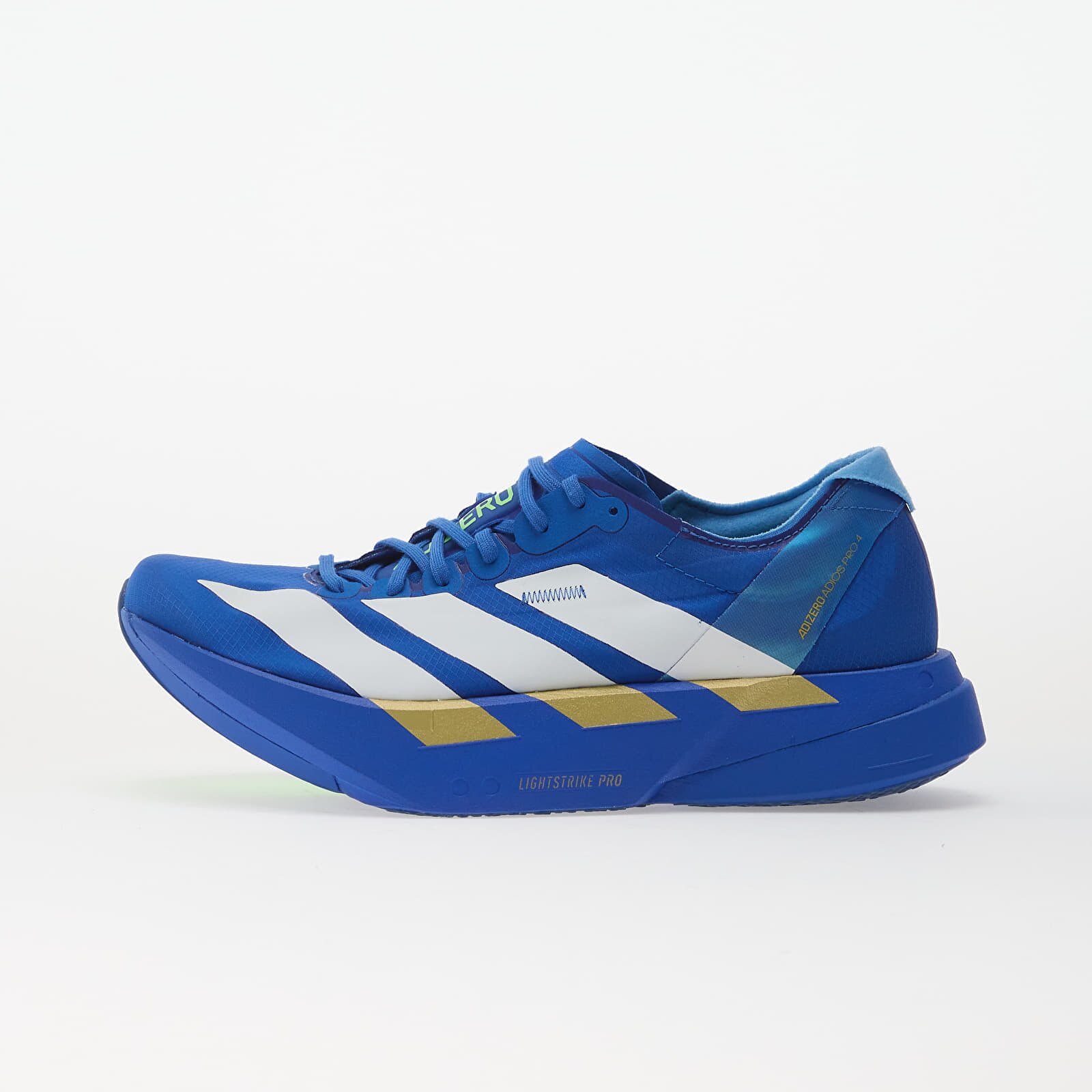 adidas Performance Сникърси adidas Adizero Adios Pro 4 Blue/ Ftwr White/ Lime Burst