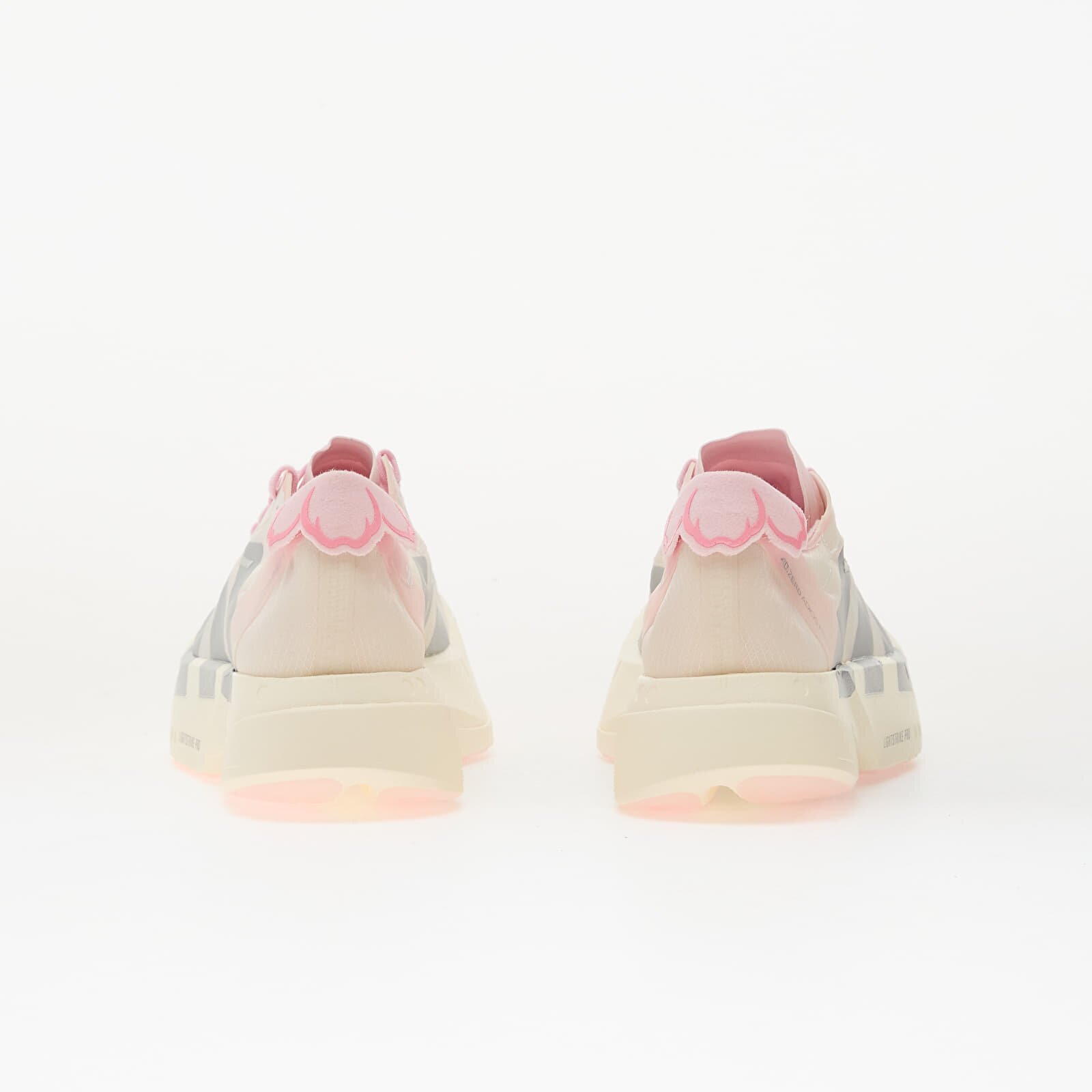 adidas Performance Сникърси adidas Adizero Adios Pro 4 Core White/ Silver Met./ Clear Pink