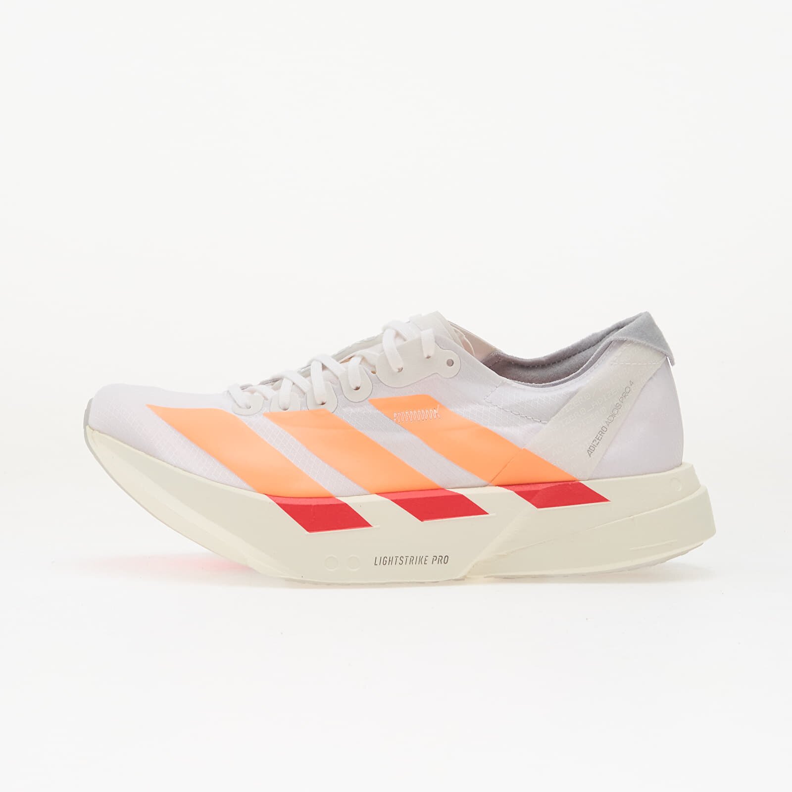 adidas Performance Сникърси adidas Adizero Adios Pro 4 Ftwr White/ Beam Orange/ Lucid Red