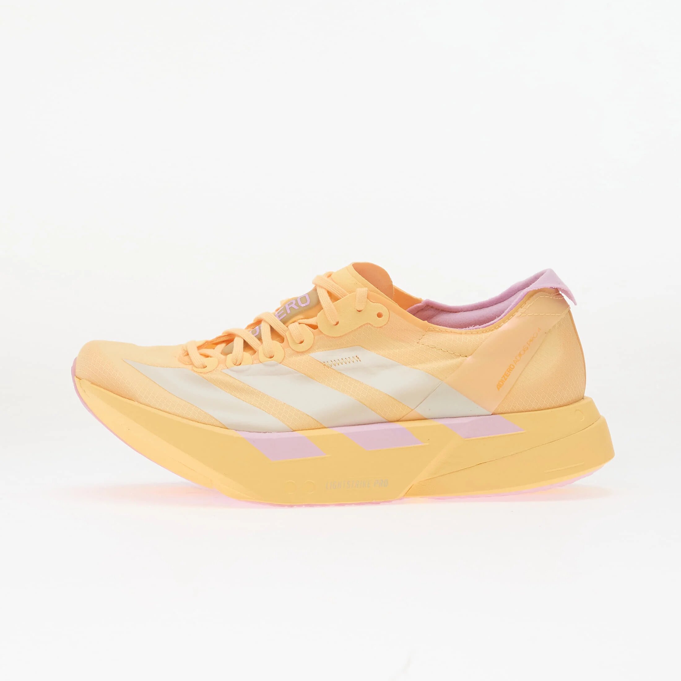 adidas Performance Сникърси adidas Adizero Adios Pro 4 Ice Tangerine/ Ice Gold Met./ Bliss Lilac