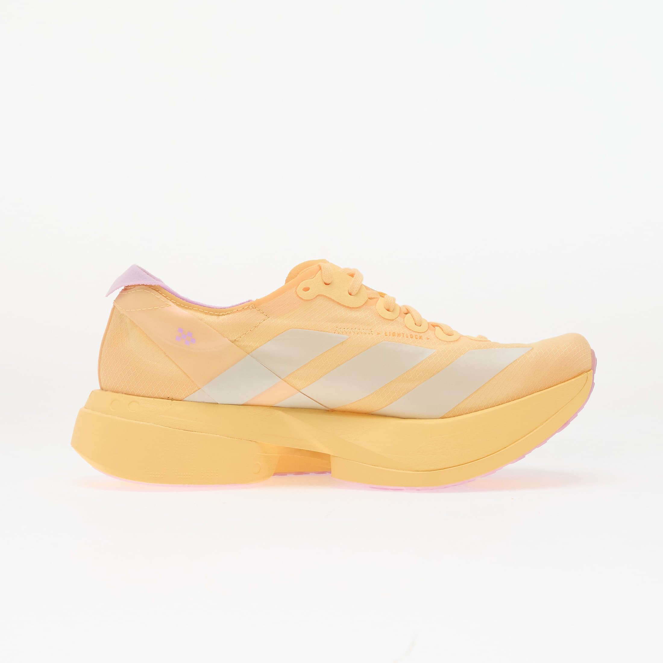 adidas Performance Сникърси adidas Adizero Adios Pro 4 Ice Tangerine/ Ice Gold Met./ Bliss Lilac
