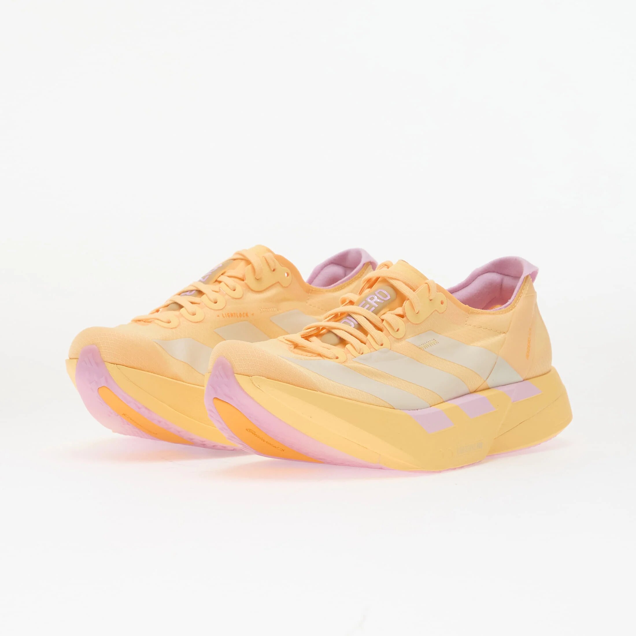 adidas Performance Сникърси adidas Adizero Adios Pro 4 Ice Tangerine/ Ice Gold Met./ Bliss Lilac