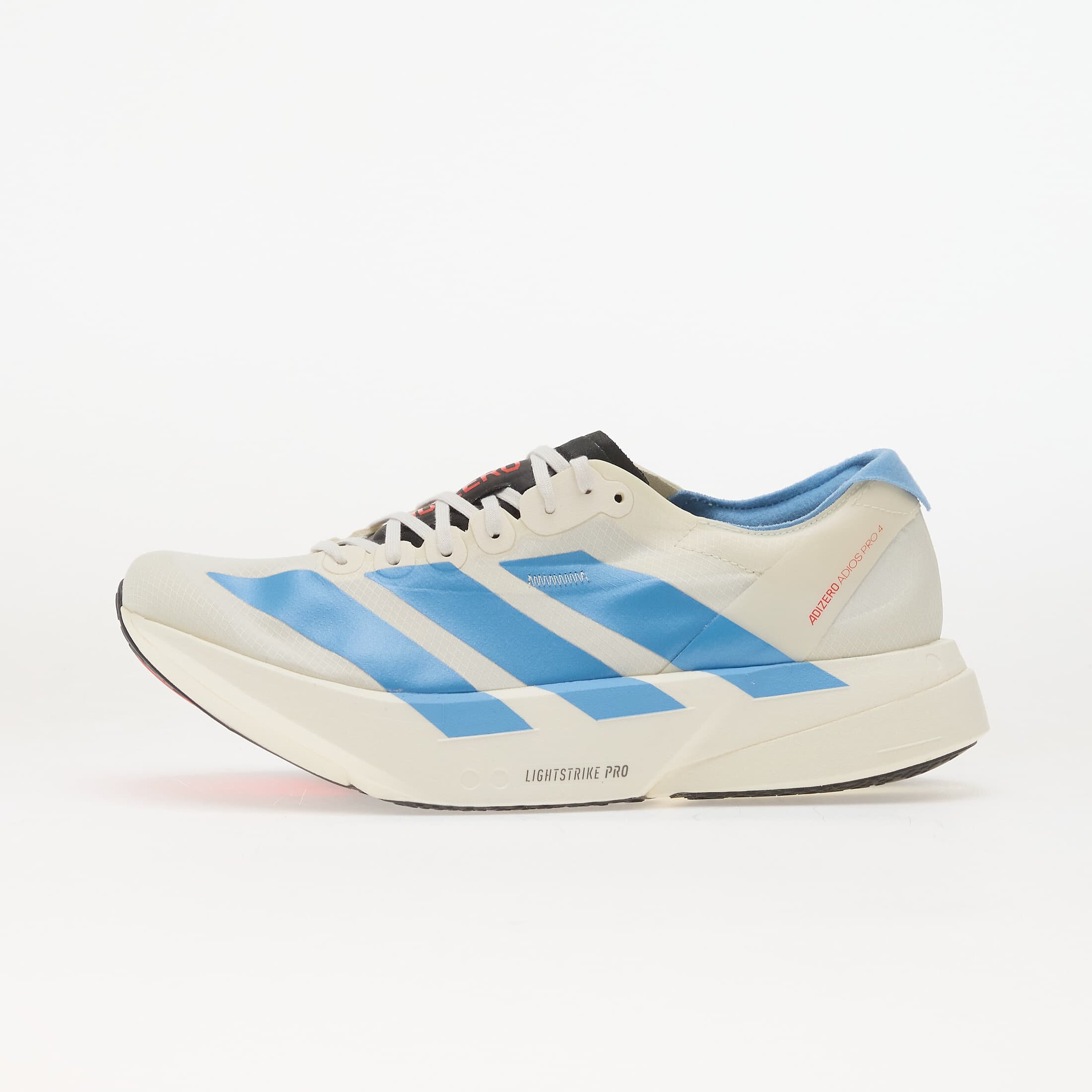 adidas Performance Сникърси adidas ADIZERO Adios Pro 4 Running Off White/ Light Blue/ Bright Red