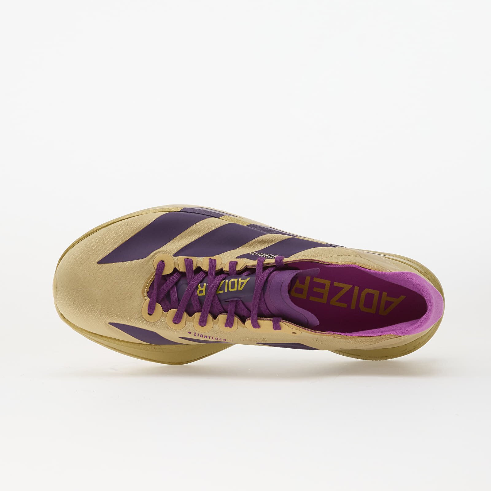adidas Performance Сникърси adidas Adizero Adios Pro 4 Sand/ Rich Purple/ Gold Met.