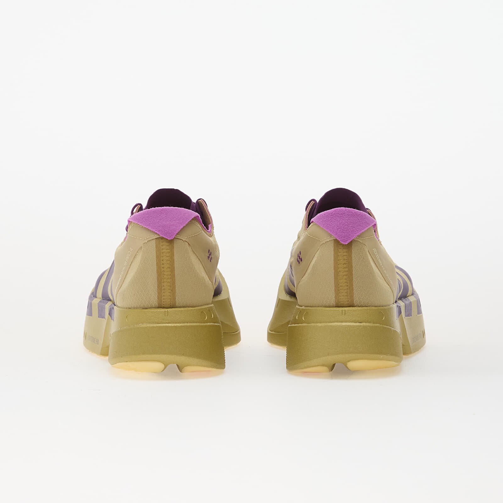 adidas Performance Сникърси adidas Adizero Adios Pro 4 Sand/ Rich Purple/ Gold Met.