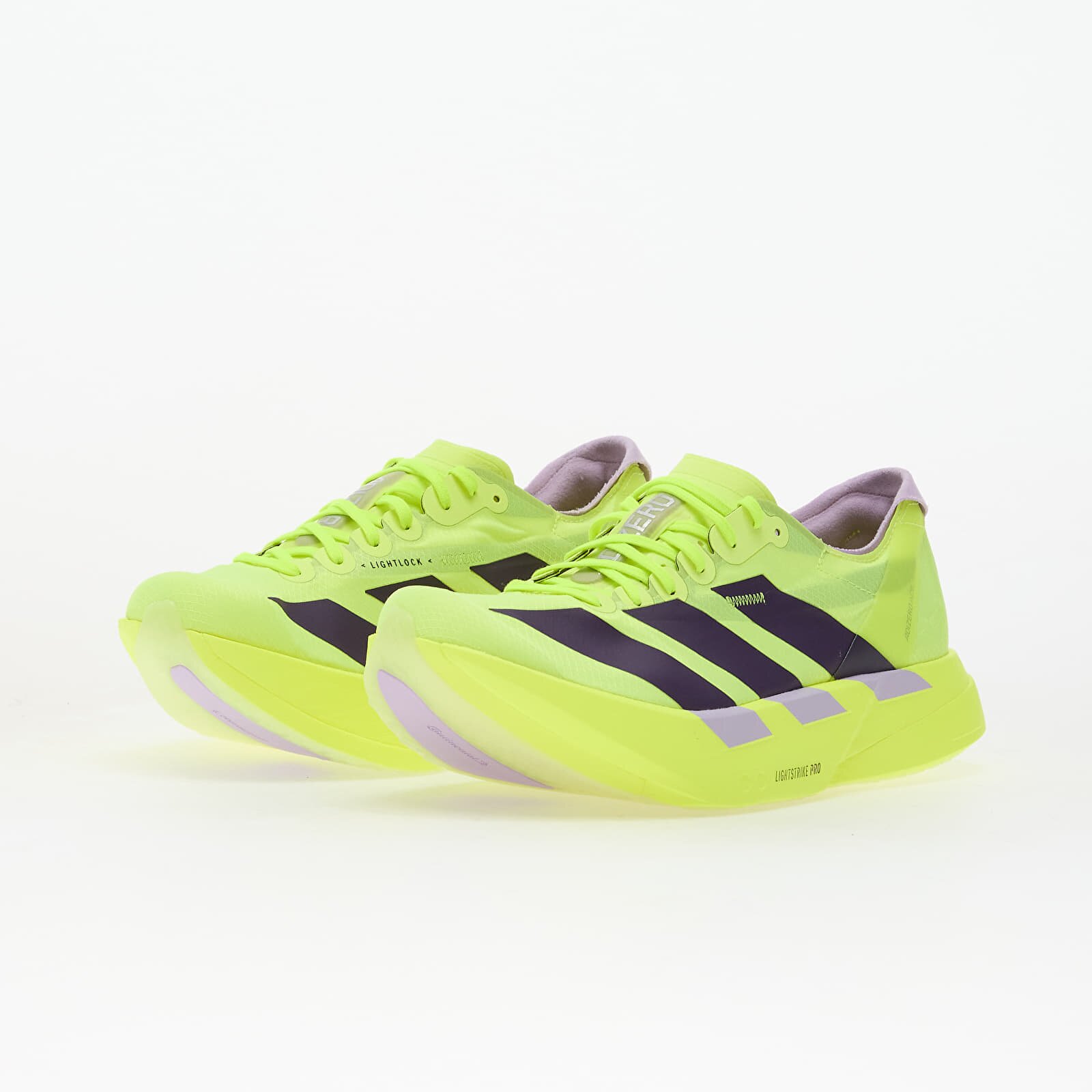 adidas Performance Сникърси adidas Adizero Adios Pro 4 Solar Yellow/ Aurora Plum/ Powder Plum