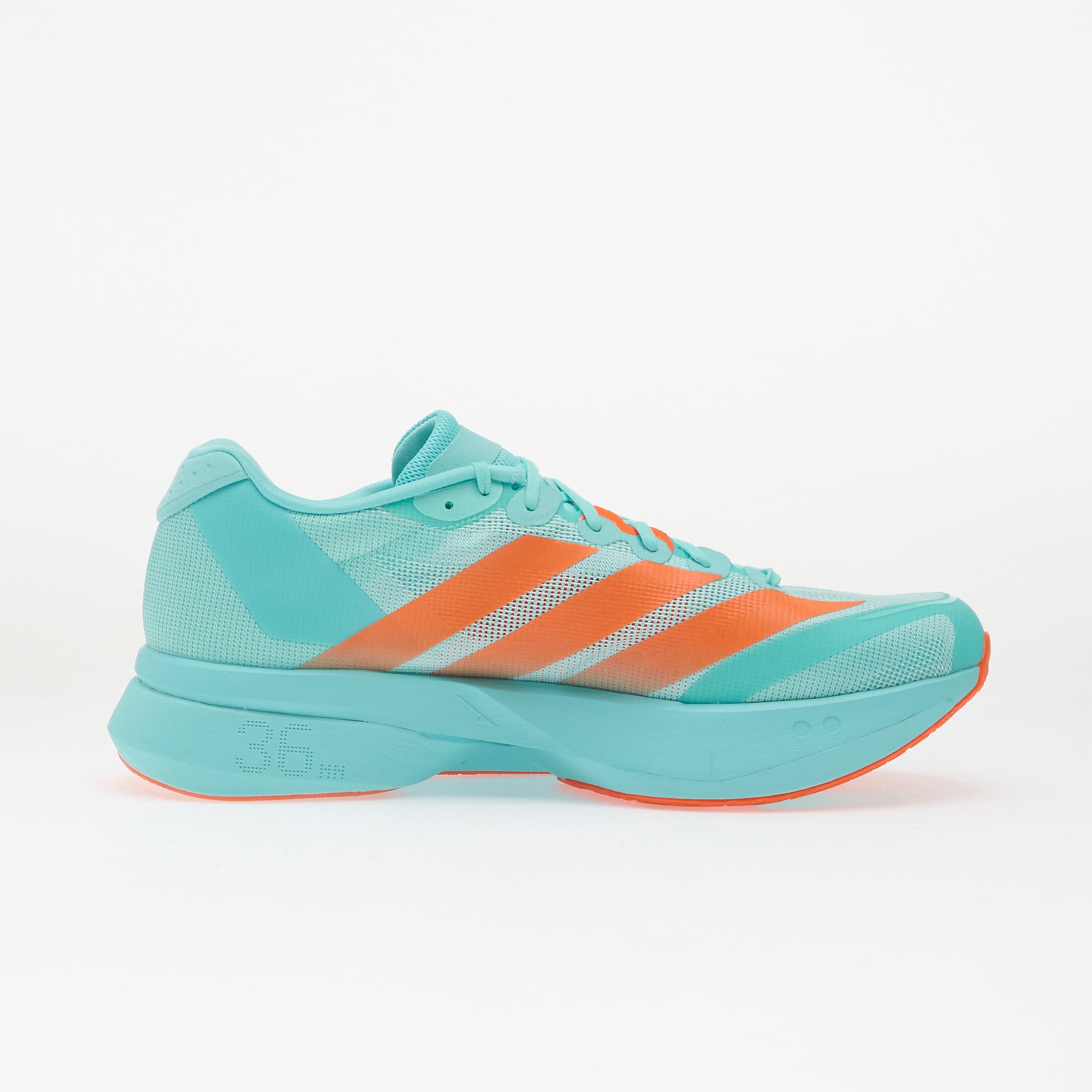 adidas Performance Сникърси adidas Adizero Boston 13 LIGHTSTRIKEPRO Flash Aqua/ Impact Orange/ Iron Met.