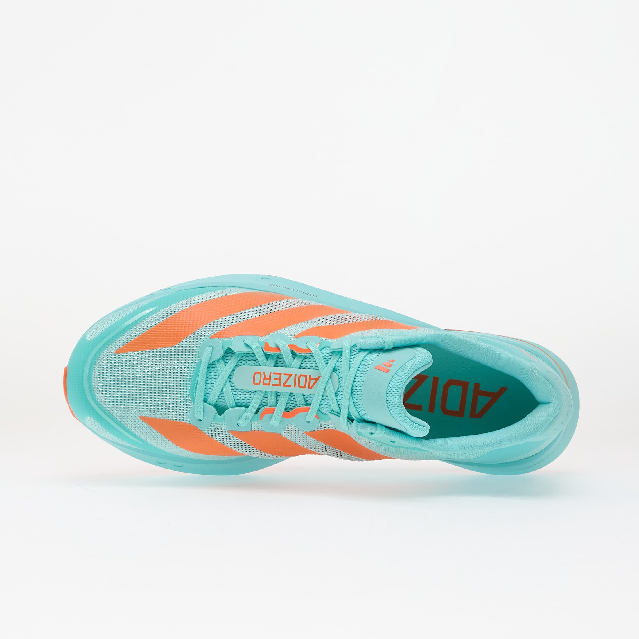 adidas Performance Сникърси adidas Adizero Boston 13 LIGHTSTRIKEPRO Flash Aqua/ Impact Orange/ Iron Met.