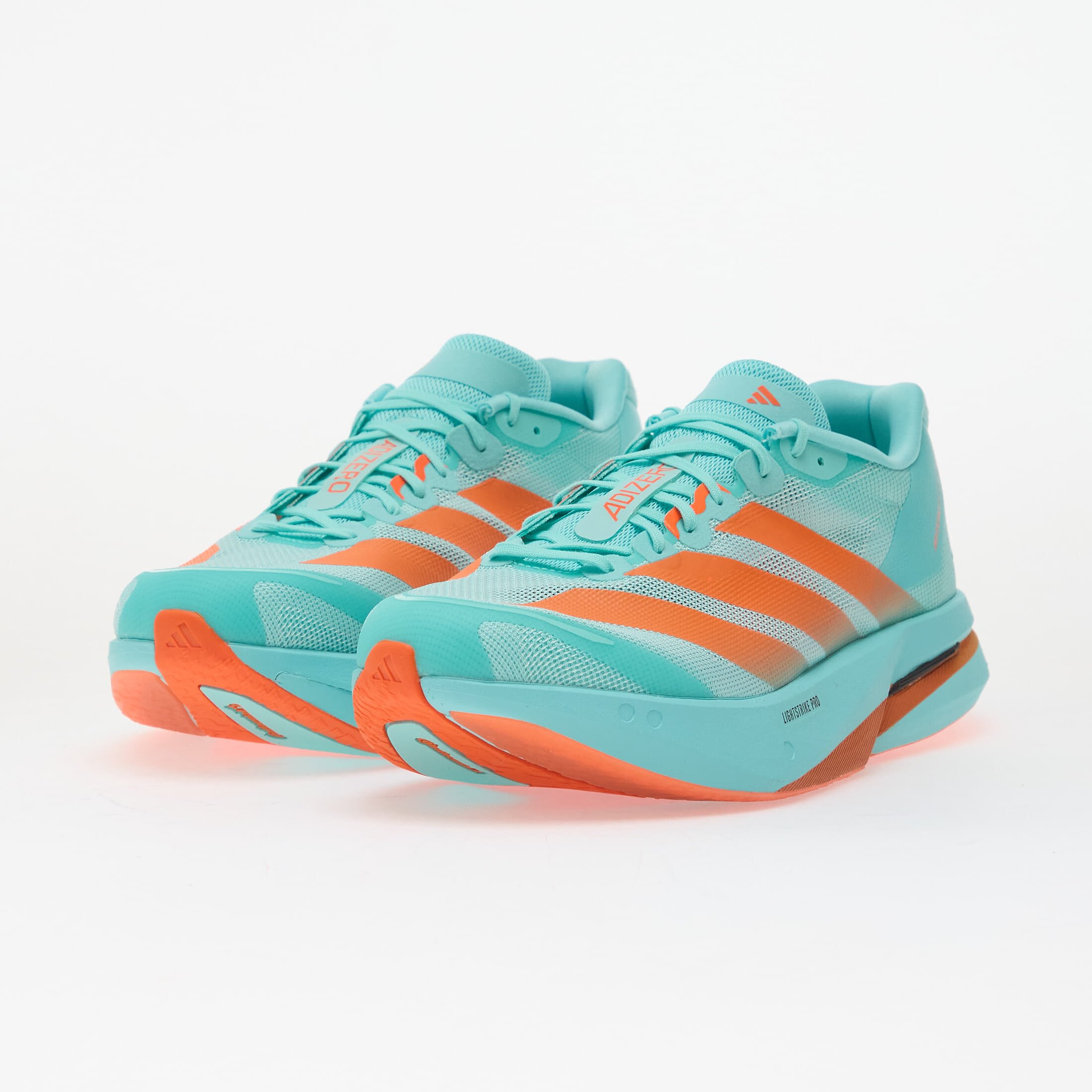 adidas Performance Сникърси adidas Adizero Boston 13 LIGHTSTRIKEPRO Flash Aqua/ Impact Orange/ Iron Met.