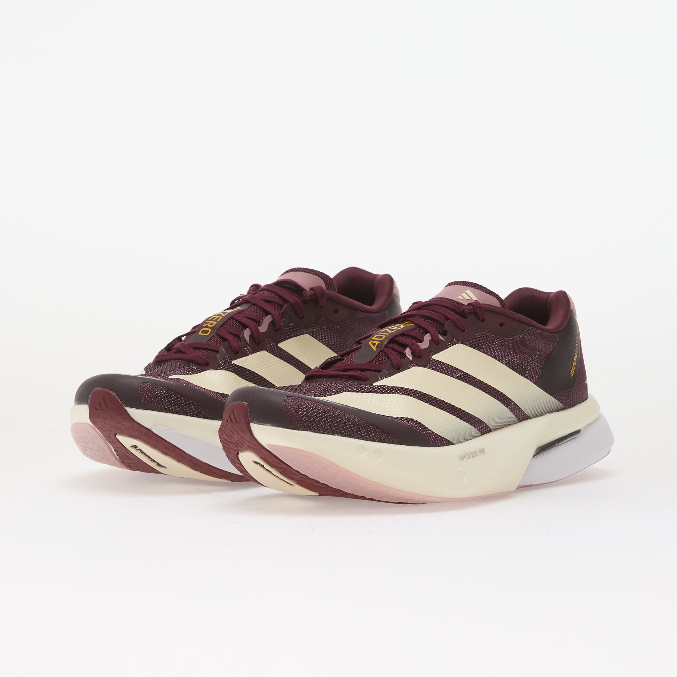 adidas Performance Сникърси adidas Adizero Boston 13 W Maroon/ Wonder White/ Magic Mauve
