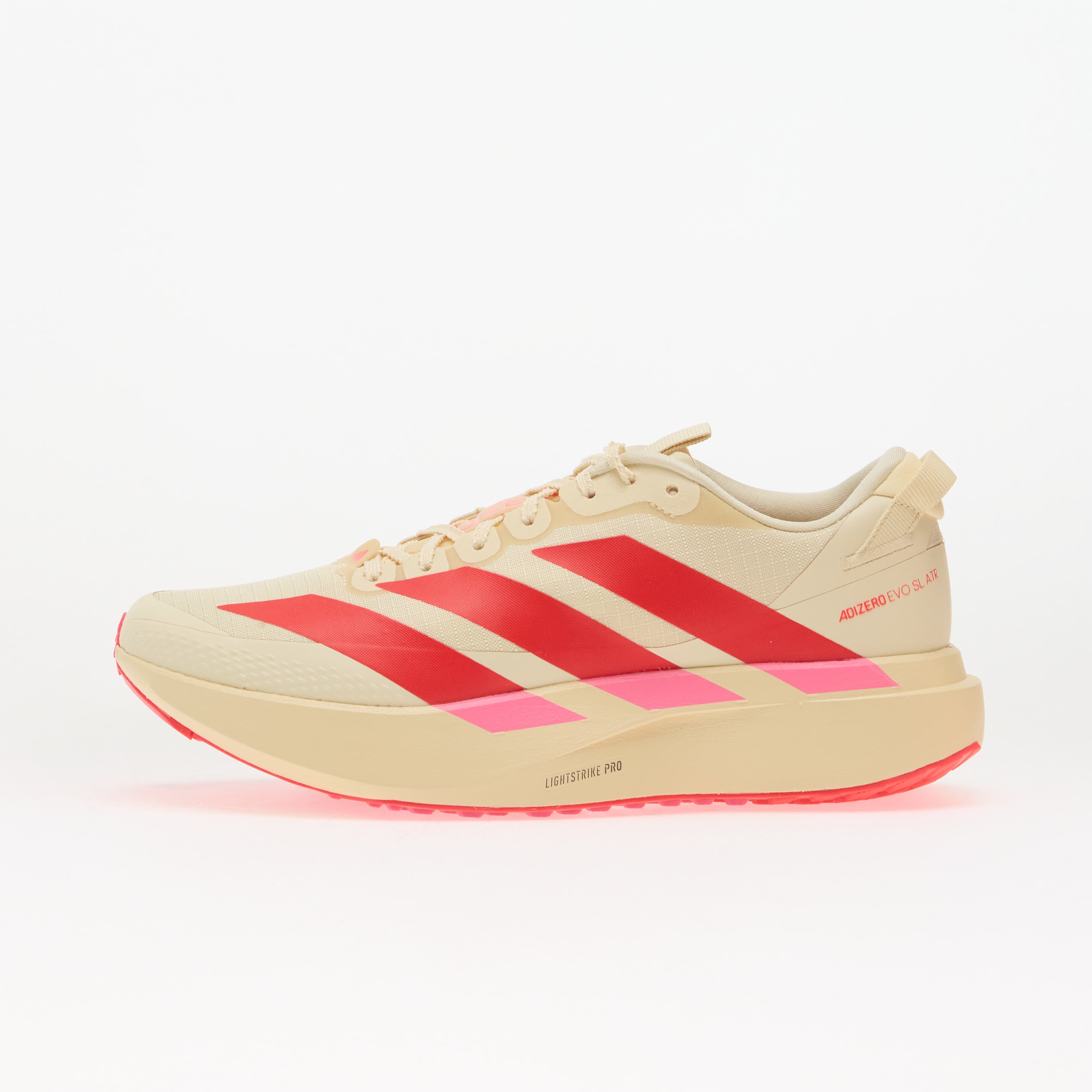adidas Performance Сникърси adidas Adizero EVO SL ATR Warm Vanilla/ Lucid Red/ Lucid Pink